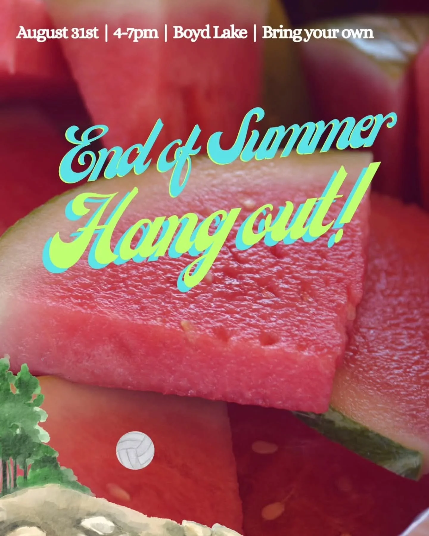 🌅 Join Us for a Fun Evening at Boyd Lake! 🌅📍 Location: Boyd Lake State Park 
📅 Date: Saturday, August 31st 
🕓 Time: 4:00&ndash;7:00 PM Bring your own food, blankets, chairs, and anything else you&rsquo;d enjoy by the water! This is a relaxed and
