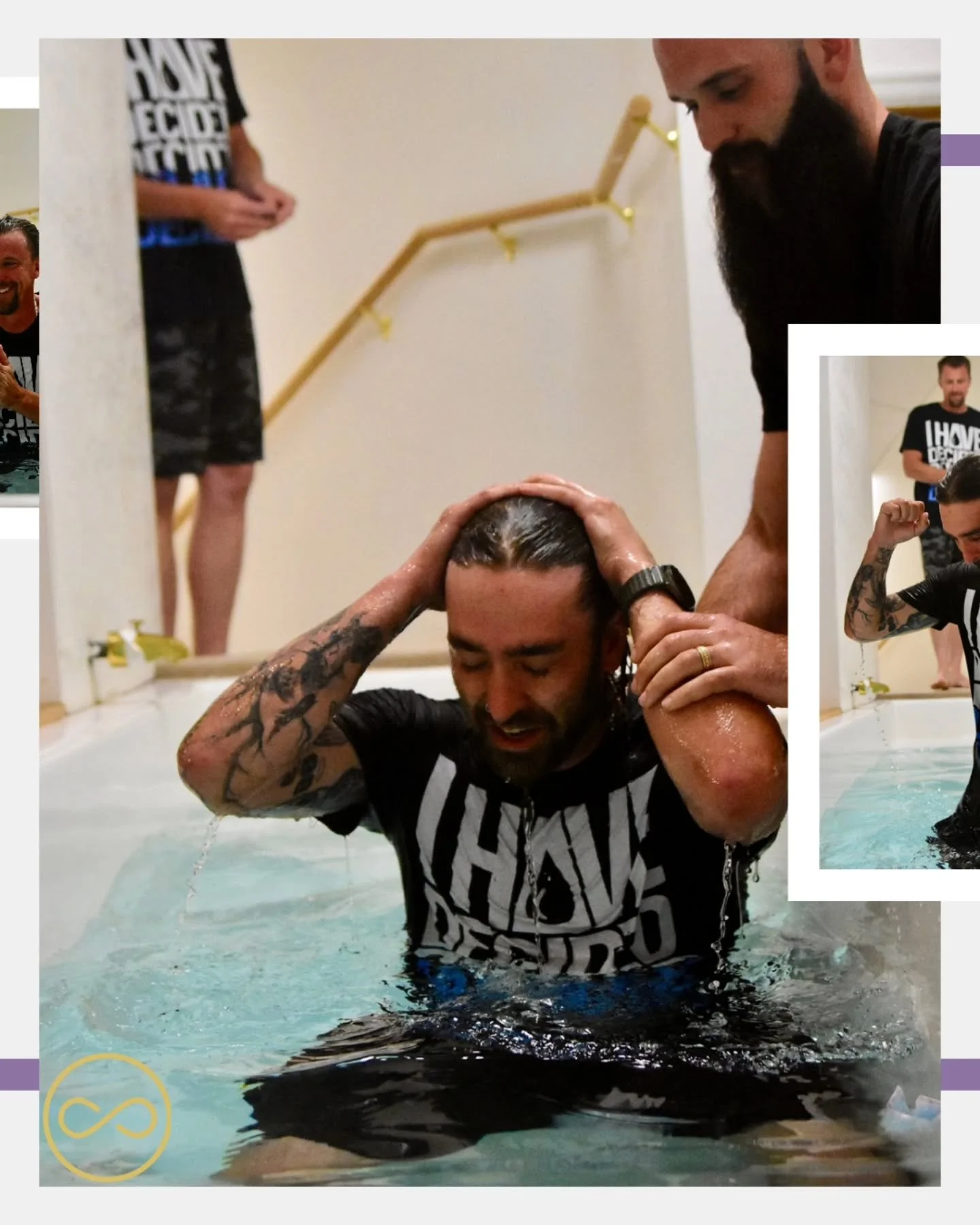 💧✨ Baptism Sunday! ✨💧

What a joy it was this morning to witness 7 people &mdash; including 3 unplanned &mdash; publicly dedicate their lives to Jesus! 🙌

As each one came out of the water, they rose washed clean, stepping into new life and new id