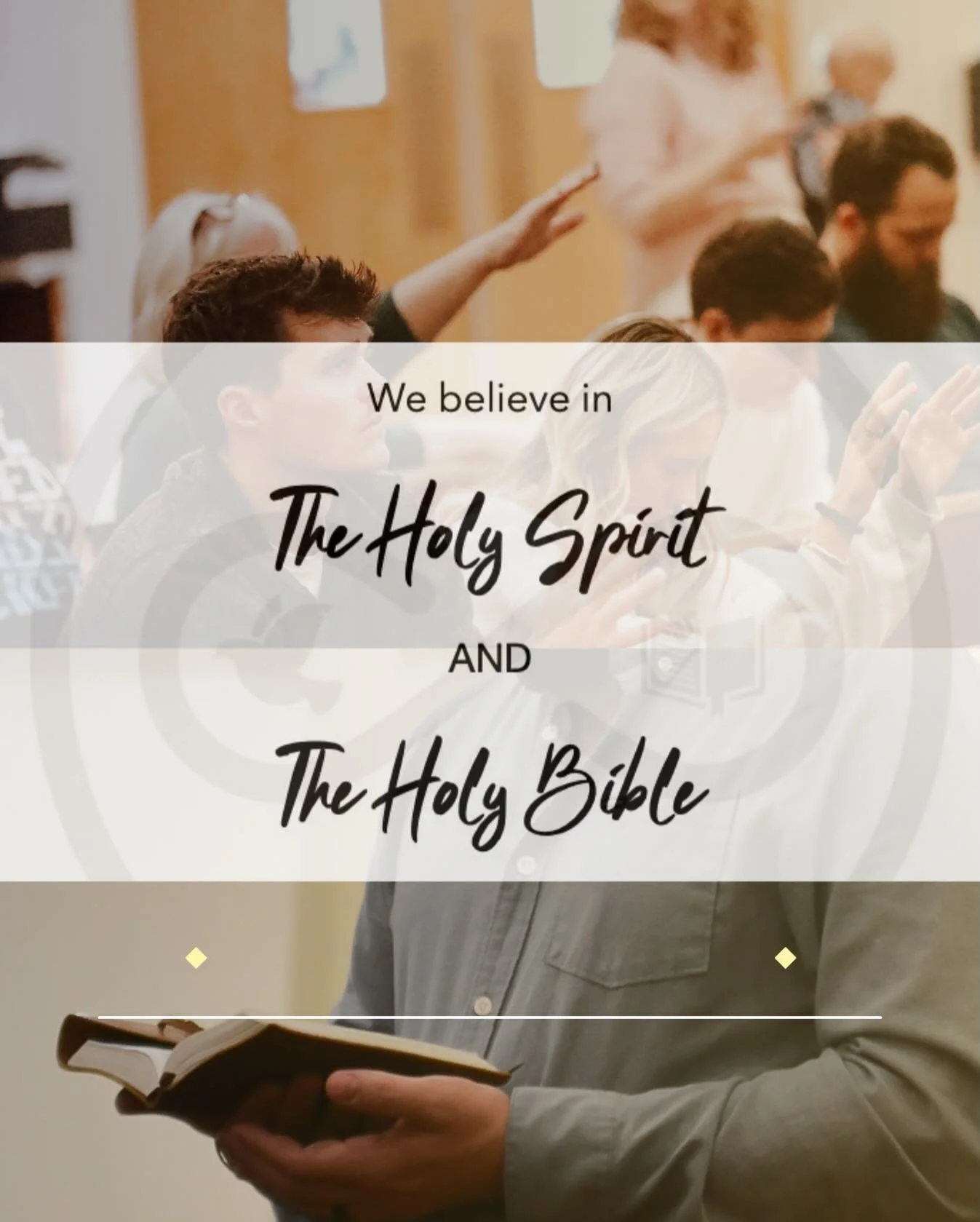 We hold the tension between the Holy Spirit and the Holy Bible. Both are essential for a healthy and vibrant church. The Spirit empowers, convicts, and guides, while the Bible provides truth, authority, and grounding. We integrate both in our life an