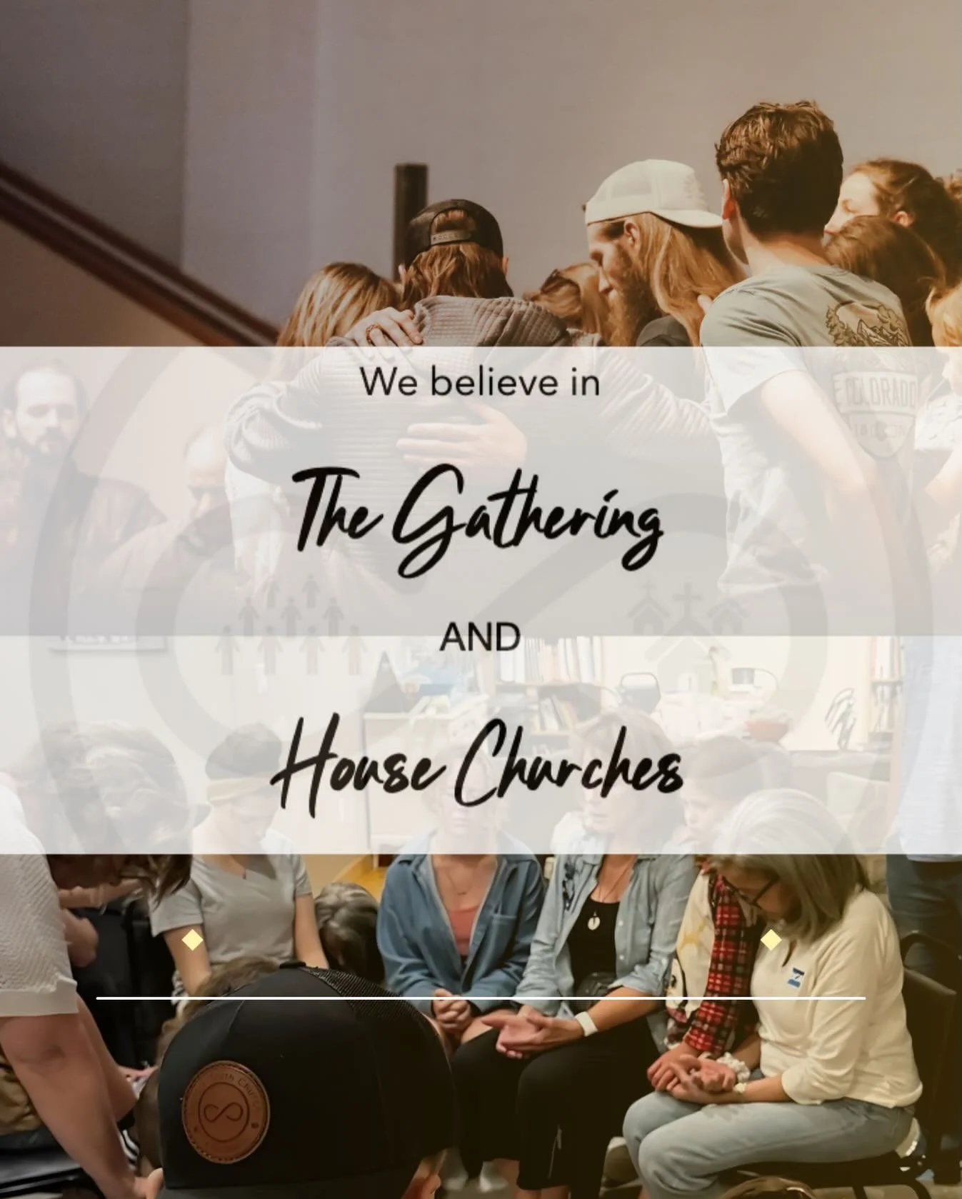 We hold the tension between House Churches and The Gathering. House Churches cultivate deep relationships and discipleship, while The Gathering unites the saints for corporate worship and teaching. We encourage participation in both, believing they s