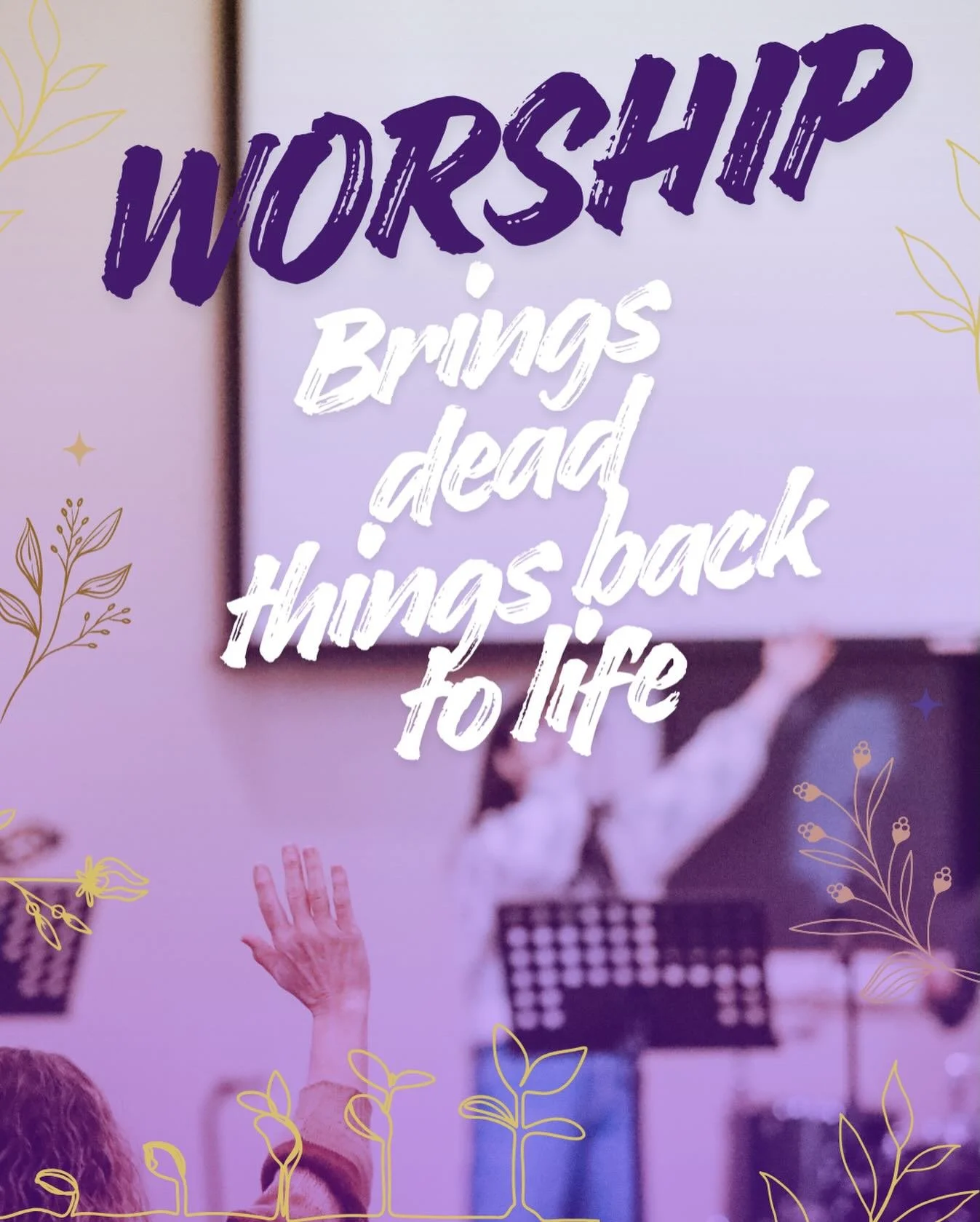 We are watching God bring dead things back to life. There is a man in our church whose heart had grown cold closed off by disappointment, hurt, and time. He came in guarded, unsure, and distant. But as we gathered in worship, something began to softe