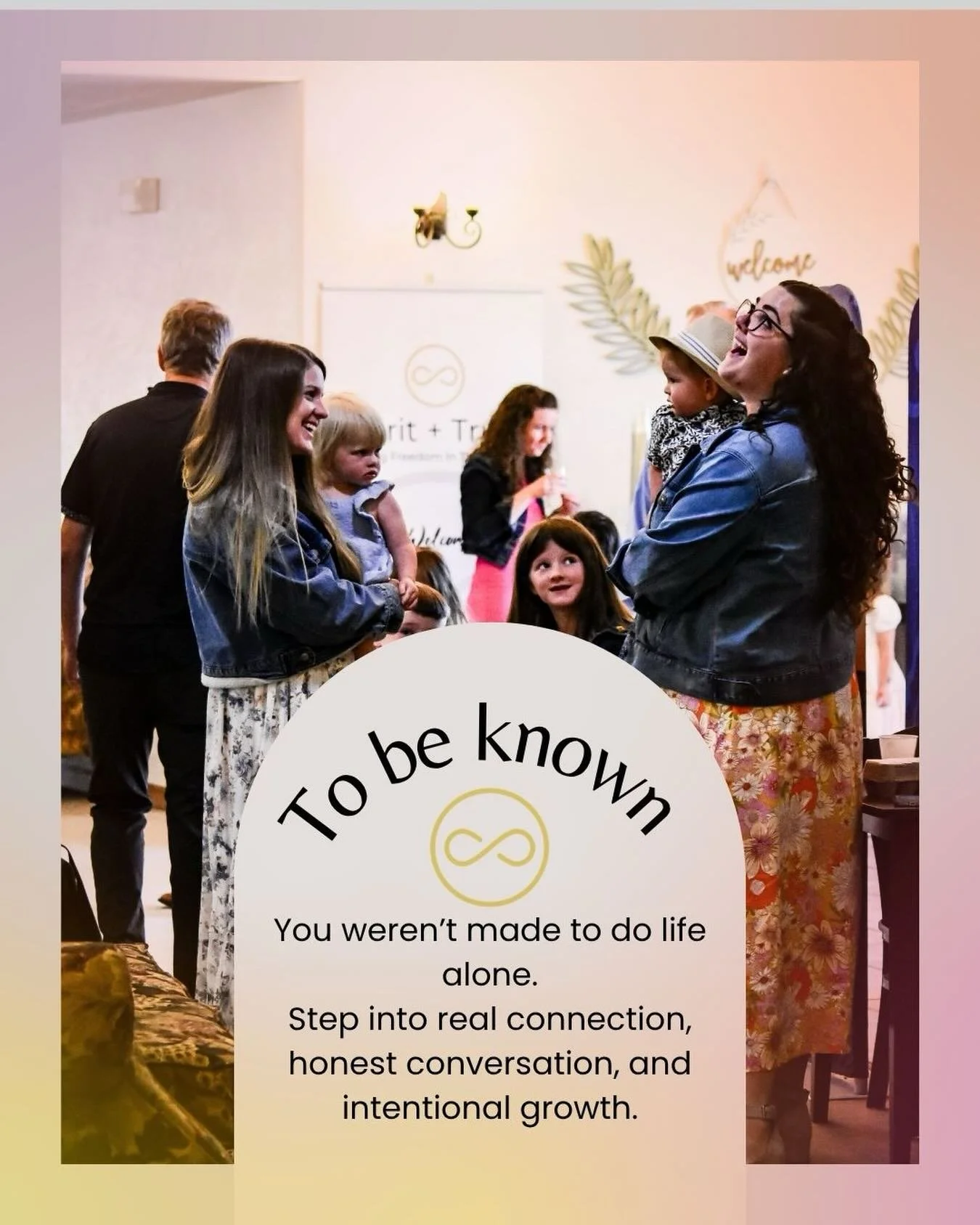 Honestly&hellip; life gets heavy when you try to do it alone.

We&rsquo;ve found something really special in showing up, being expectant, walking with each other, and inviting Jesus into the most vulnerable places in our lives.

You&rsquo;re welcome 