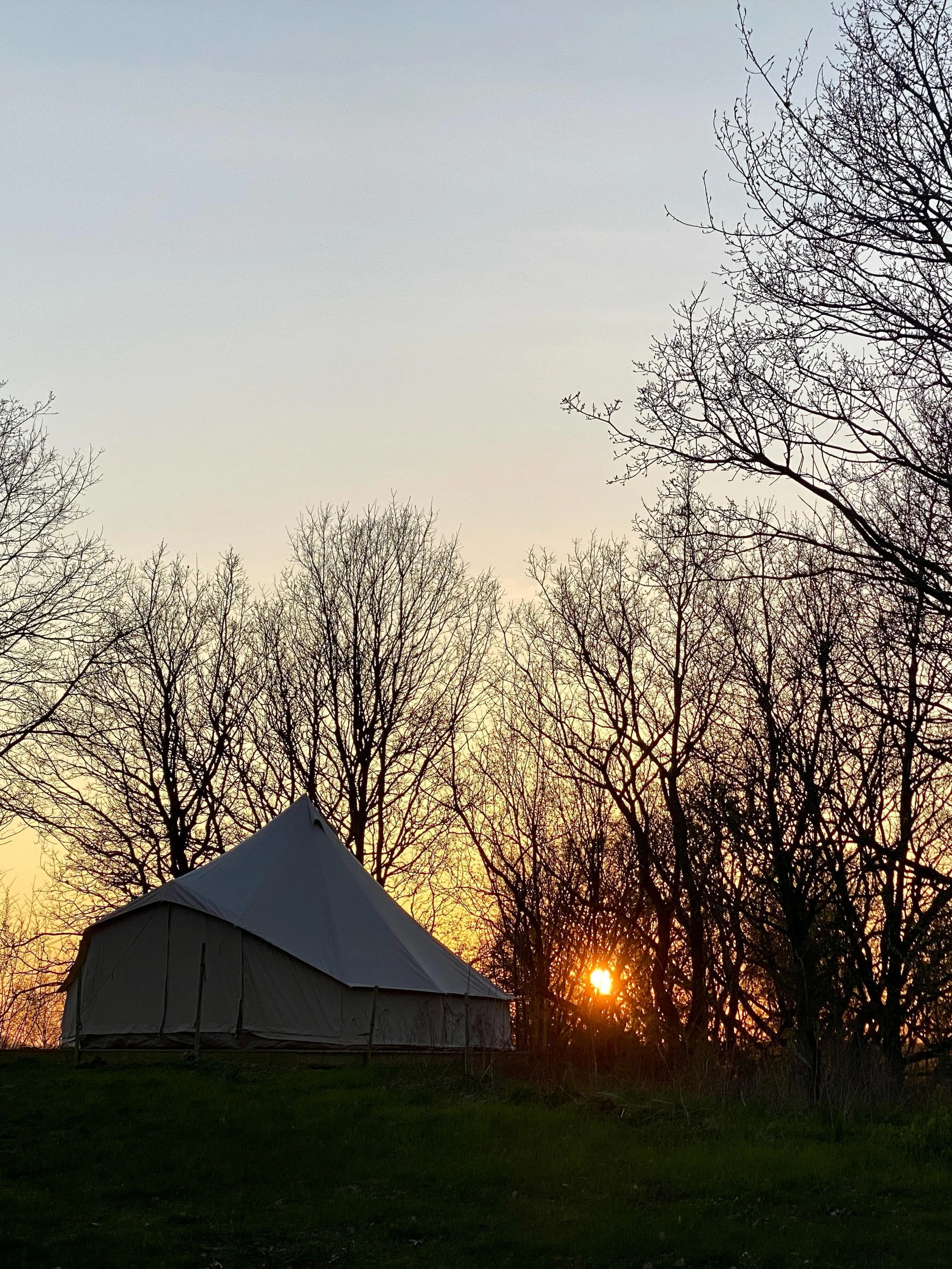 The idea of a meditation tent seemed like a compromise in the beginning, a step on the way to building something more bricks and mortar. But it&rsquo;s turned out to be perfect and feels far more sensitive to its surroundings.