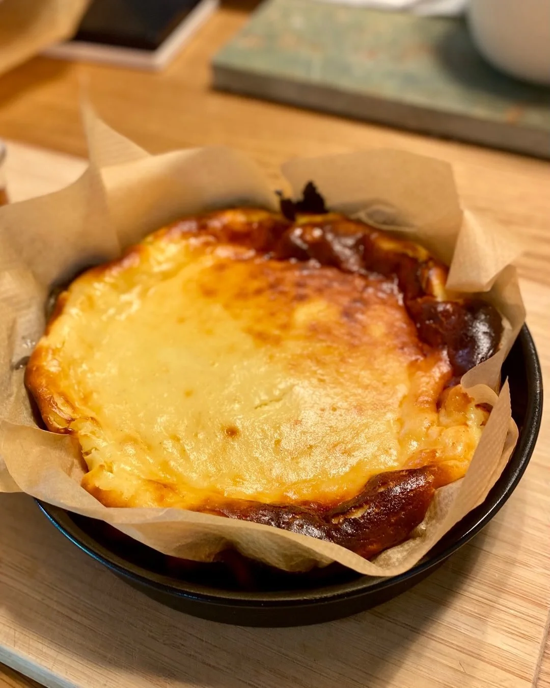 Basque cheesecake
Cardamom and cinnamon buns
Lemon and thyme cake 

Baking for the coming retreat. In our defence we don&rsquo;t eat much sugar! But a tiny bit of something sweet after dinner is just so civilised. Some days it will be a small bit of 