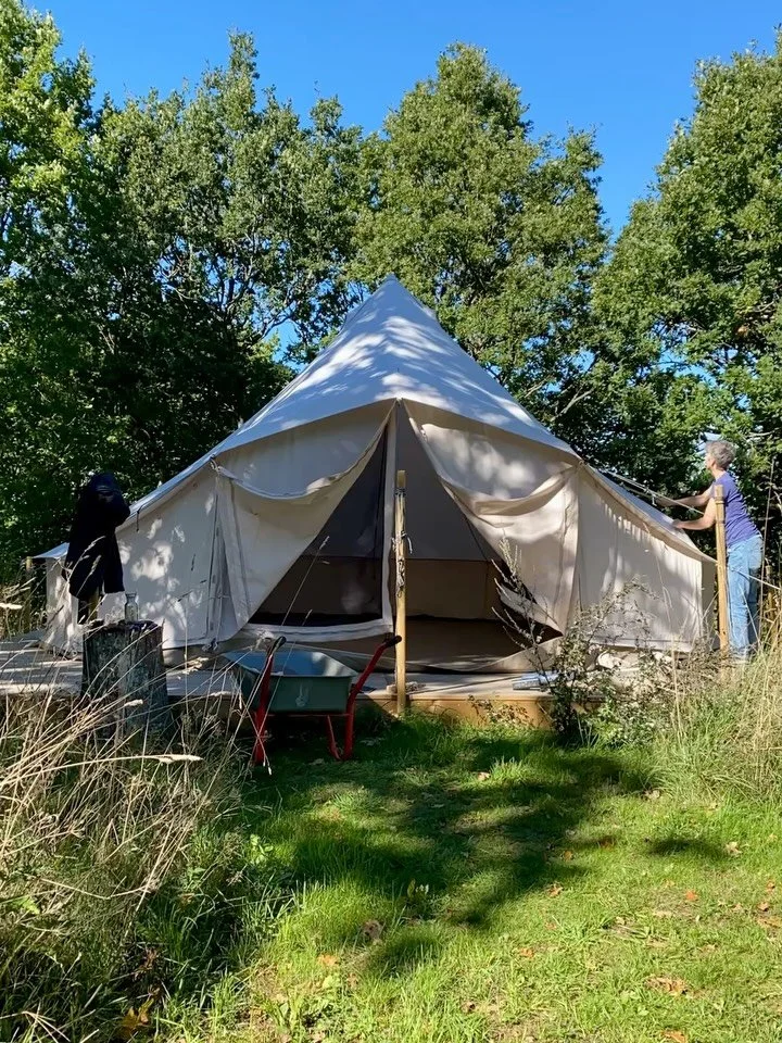 End of the season for our outdoor meditation space, it&rsquo;s been wonderful. Now packed away under the stairs till spring. 
Put the stove on, make a nice cup of tea and check  the link in bio for lots of exciting things happening online.