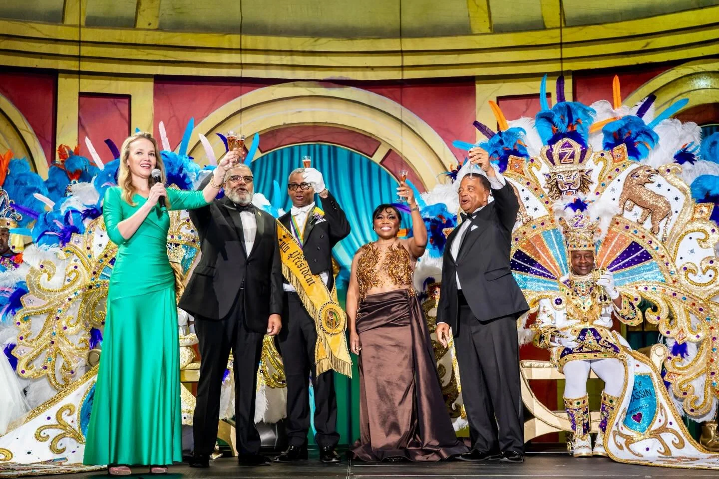 The traditional mayor&rsquo;s toast to @zulusap1909 at their coronation ball! Congrats to all of the royalty, court and maids. You looked beautiful. All hail Zulu!