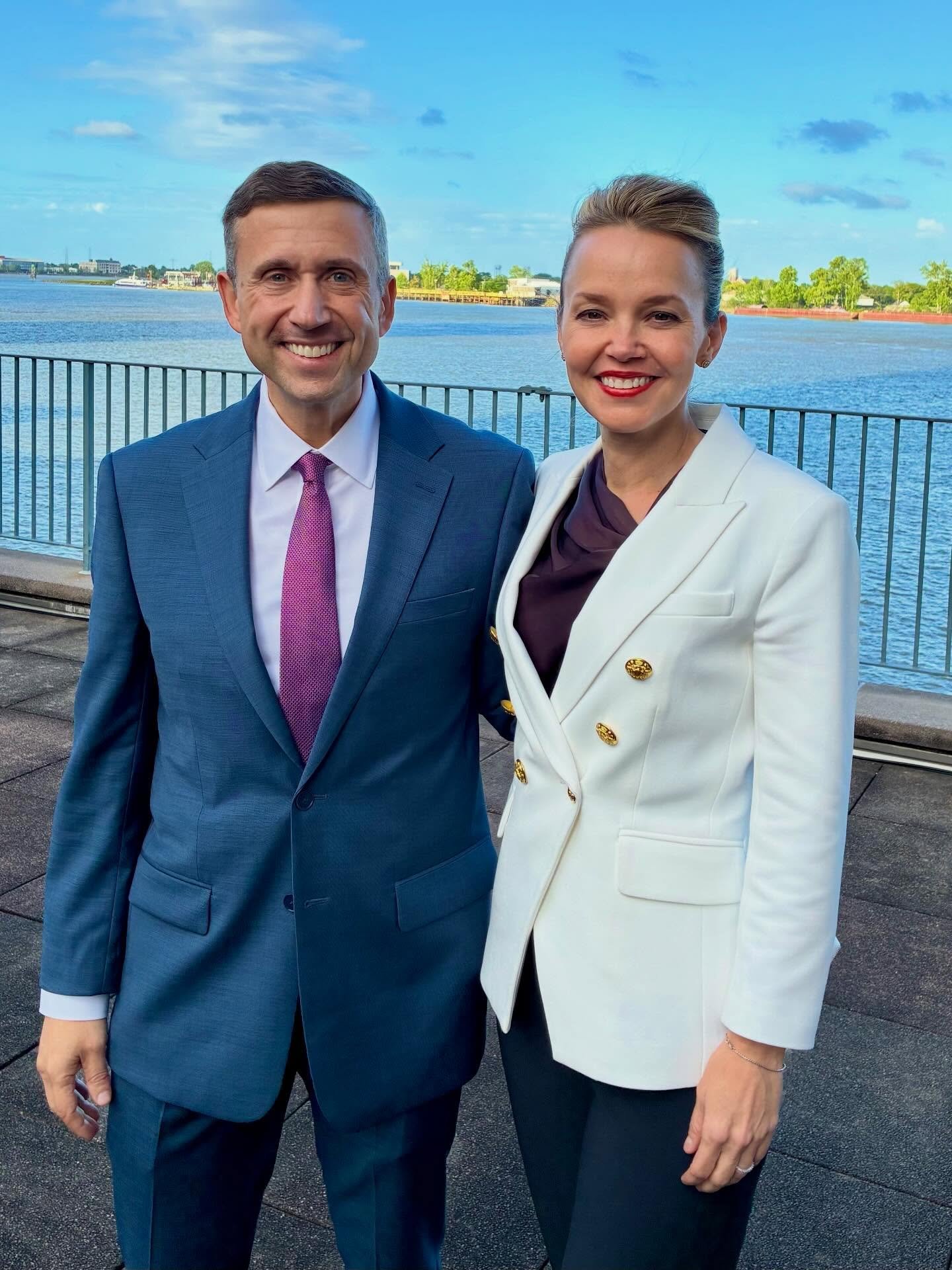 Proud to welcome to New Orleans DNC Chair @kenmartin1973 and all democratic leaders here for the DNC Spring Meeting! Thank you for choosing New Orleans!