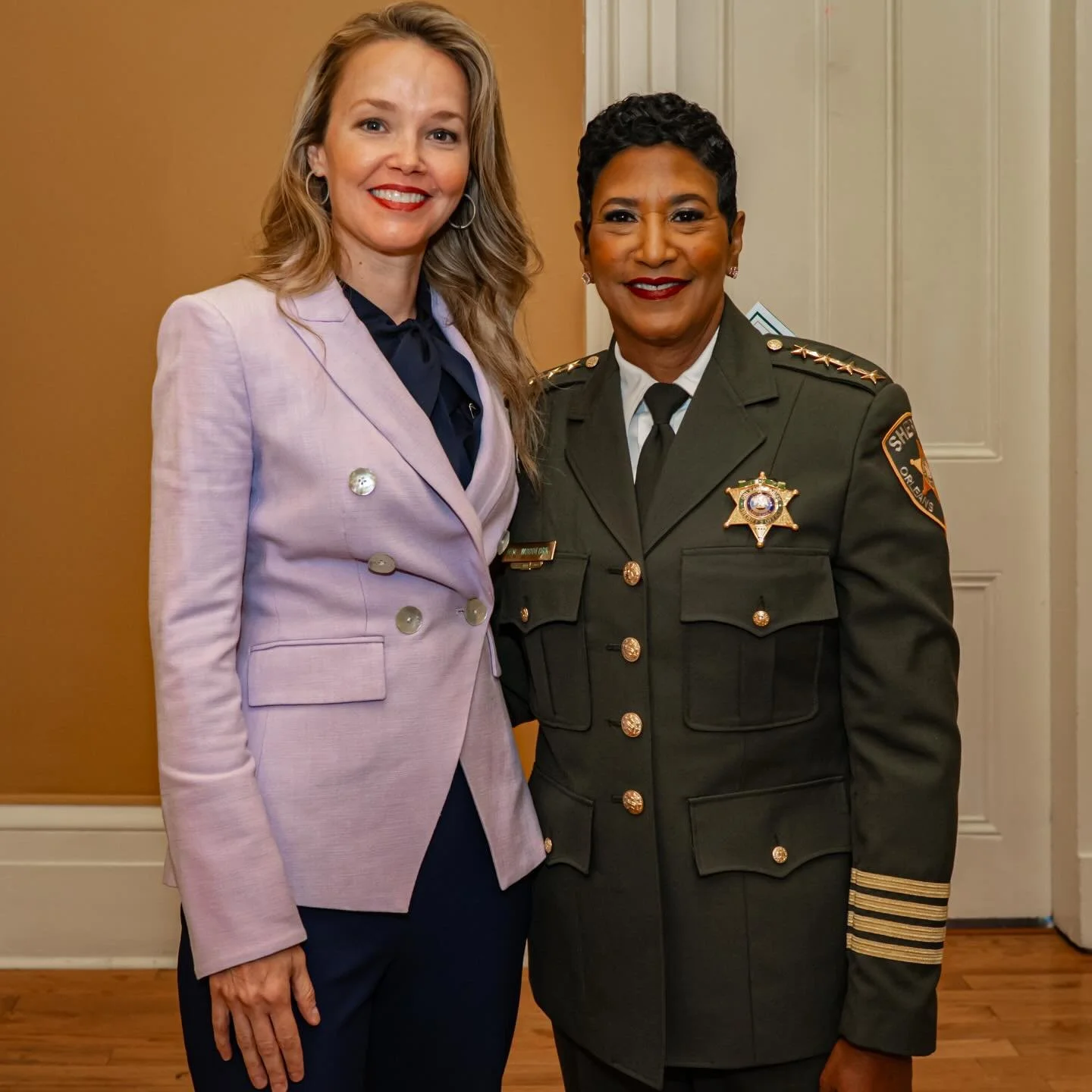 Congrats to Sheriff Michelle Woodfork on her swearing in today! Looking forward to the partnership and seeing all the good that she&rsquo;ll do at the Orleans Parish Sheriff&rsquo;s Office!