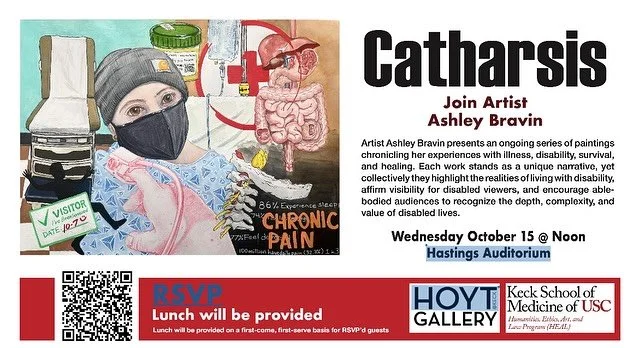 I am so delighted to announce that I have been working with @tedmeyerart and Dr. Pamela Schaff of Keck School of Medicine @keckschoolusc of USC to put on a solo show featuring my &ldquo;Catharsis&rdquo; paintings at the Hoyt Gallery this October, and