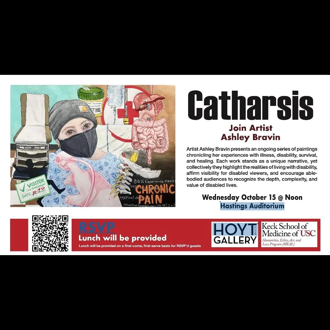I am so delighted to again announce that I have been working with&nbsp;@tedmeyerart and Dr. Pamela Schaff of Keck School of Medicine&nbsp;@keckschoolusc of USC to put on a solo show featuring my &ldquo;Catharsis&rdquo; paintings that is now open at t