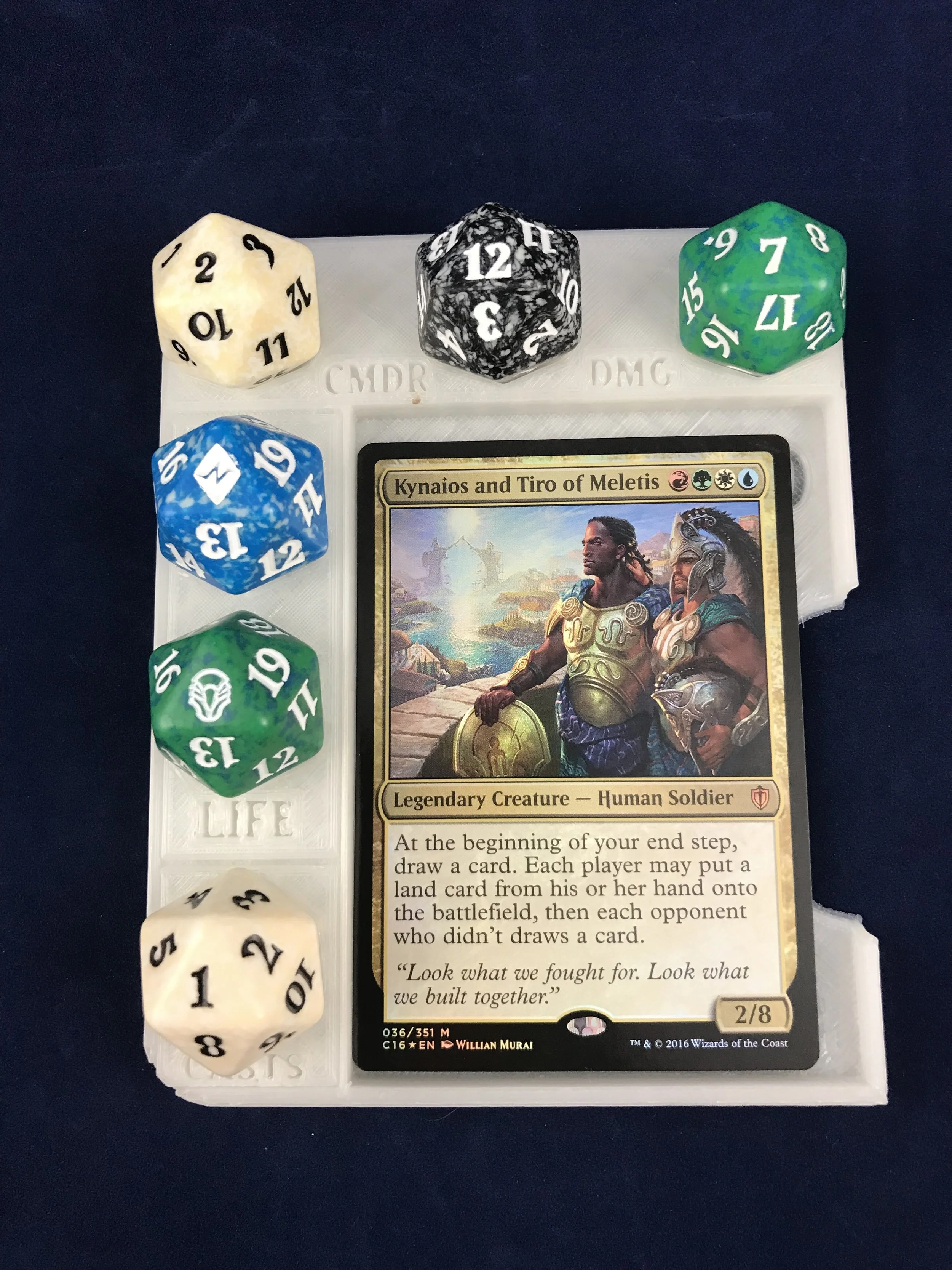 Magic the Gathering Commander Tray for Spindown Dice — RealityFoundry ...