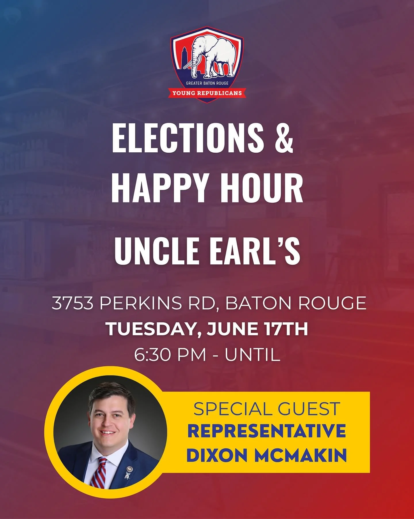 TONIGHT with Rep. @dixonmcmakin!! Sign-up in bio! 🇺🇸