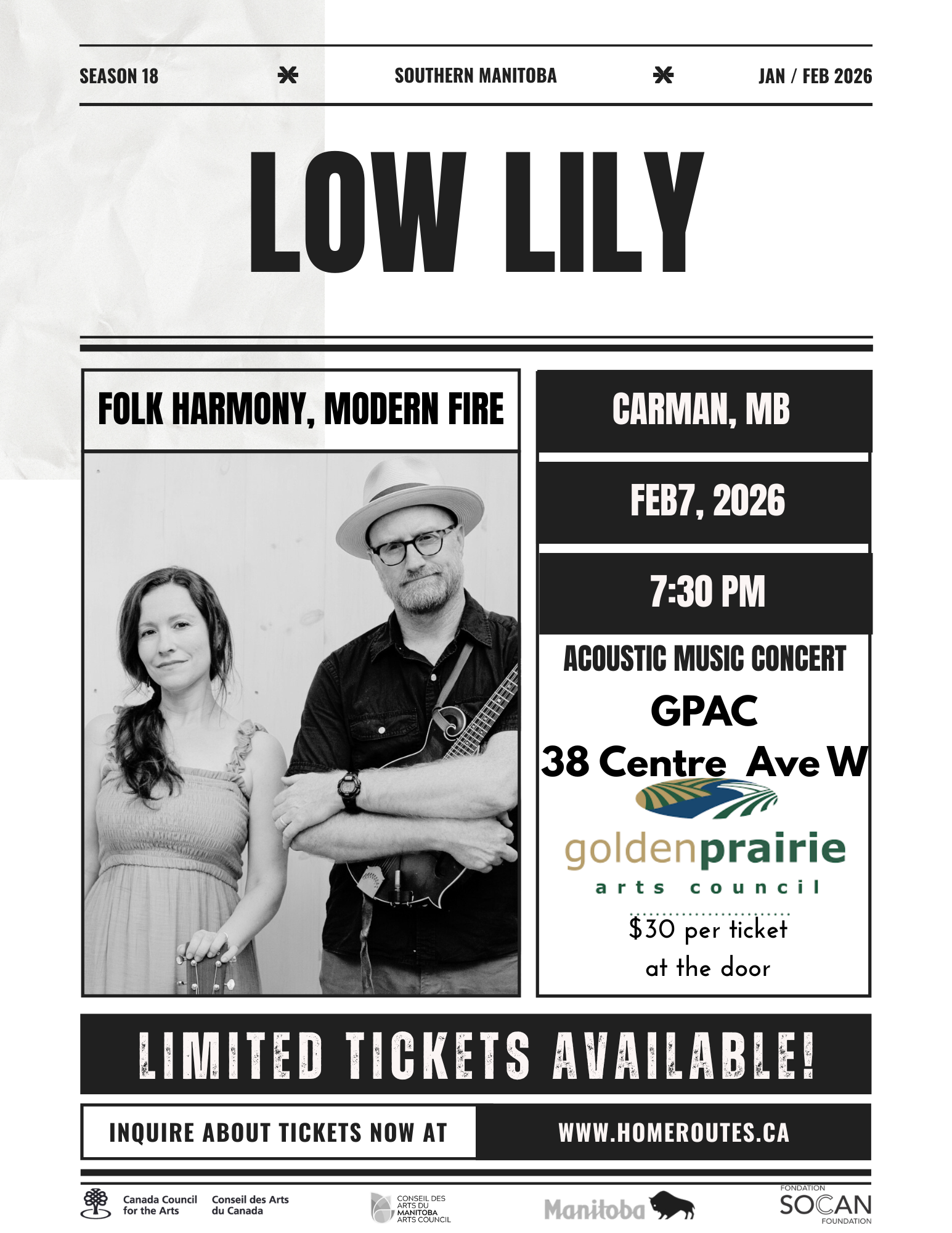 LowLily Home Routes Concert