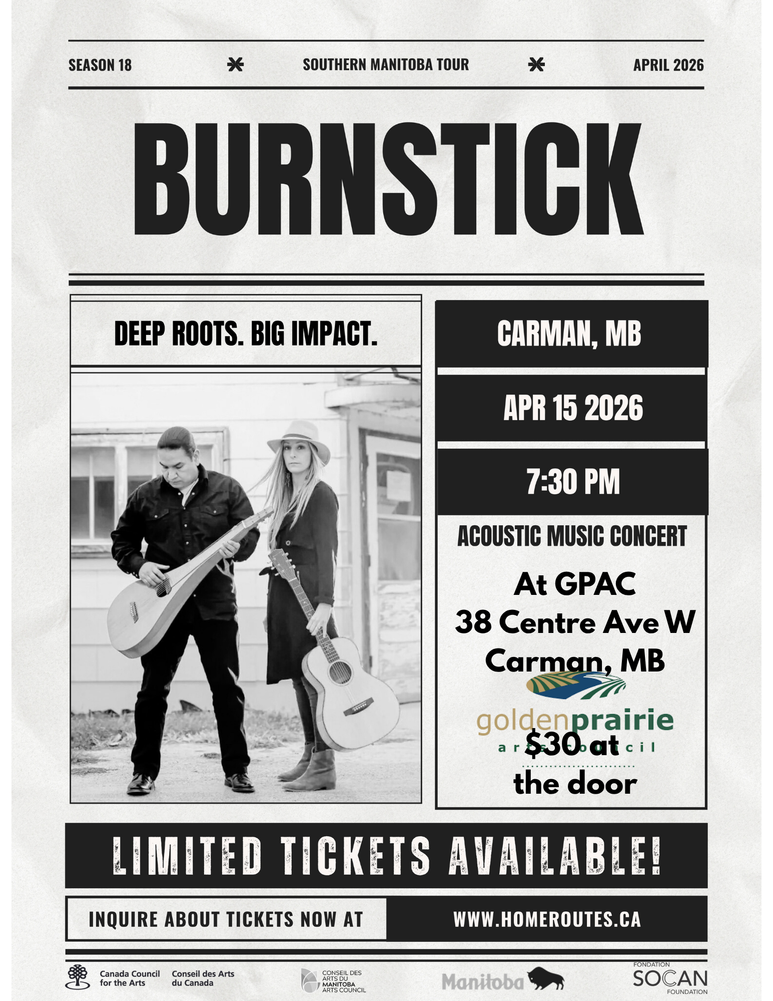 Burnstick- Home Routes