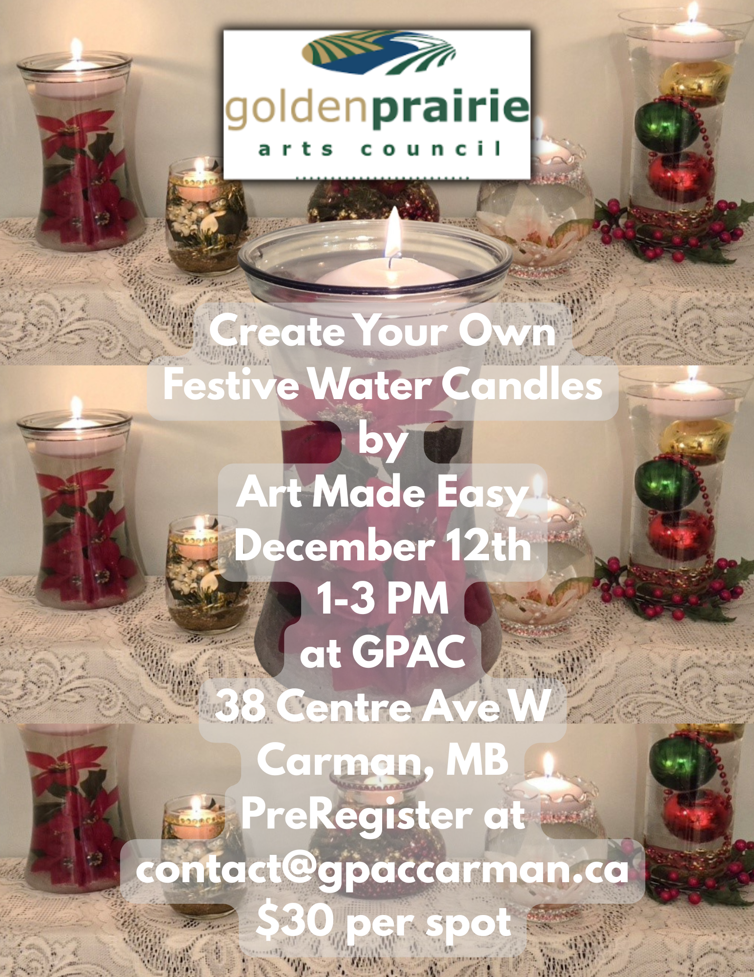 Festive Water Candle Assembling