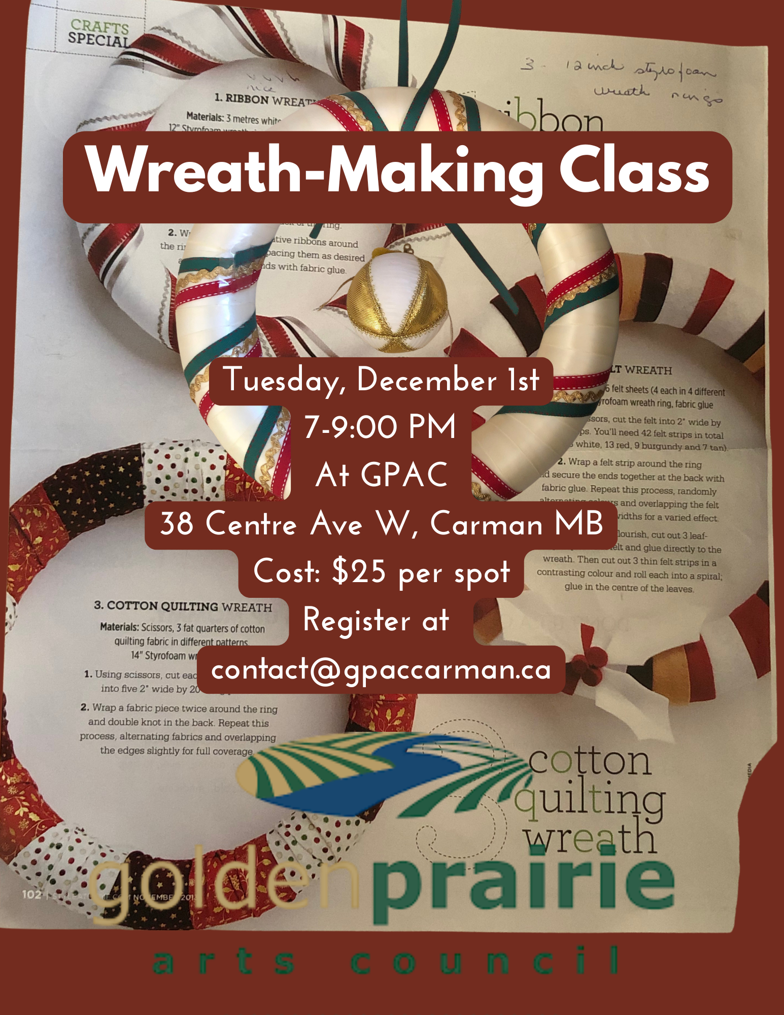 Ribbon Wreath Making