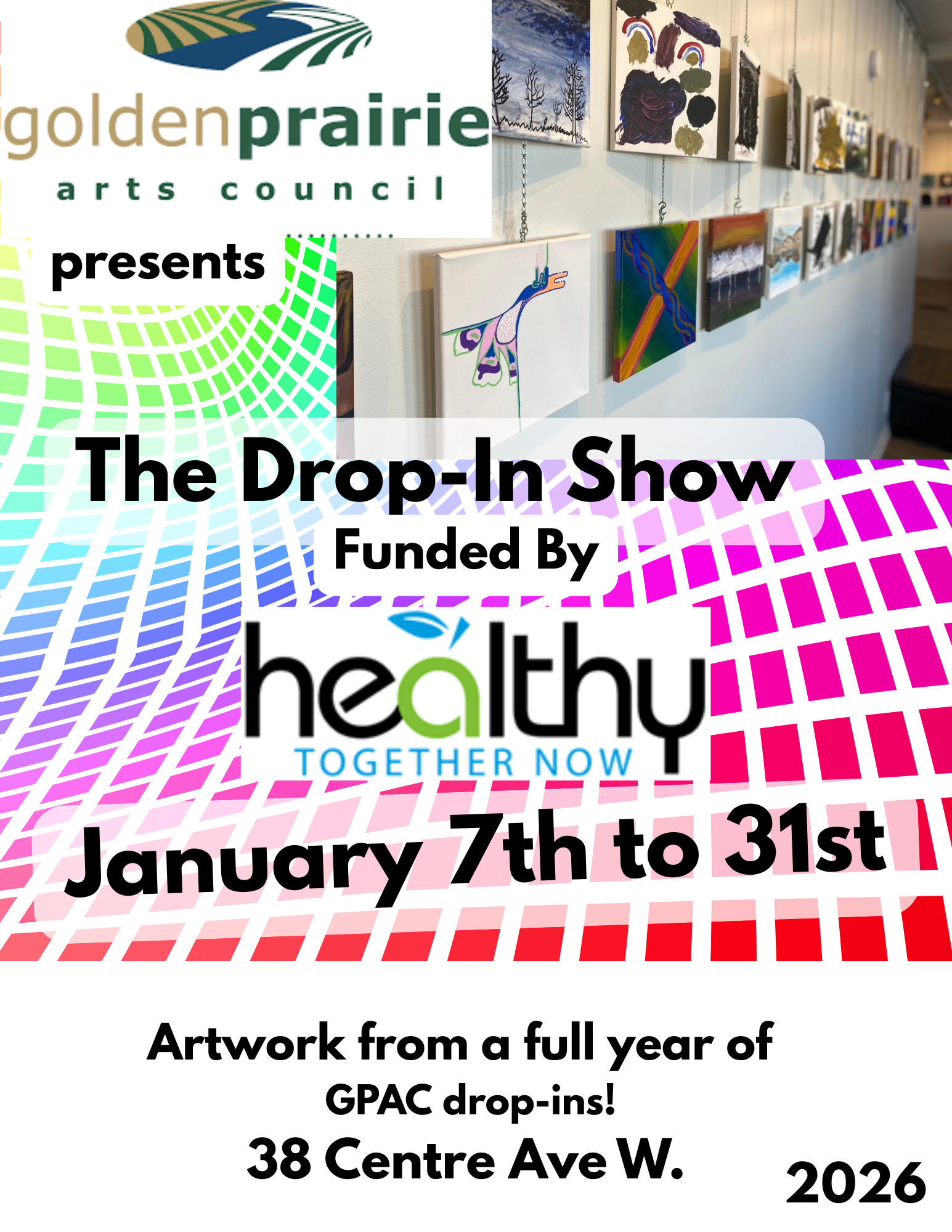 Healthy Together Now Drop-in Art Exhibition- January