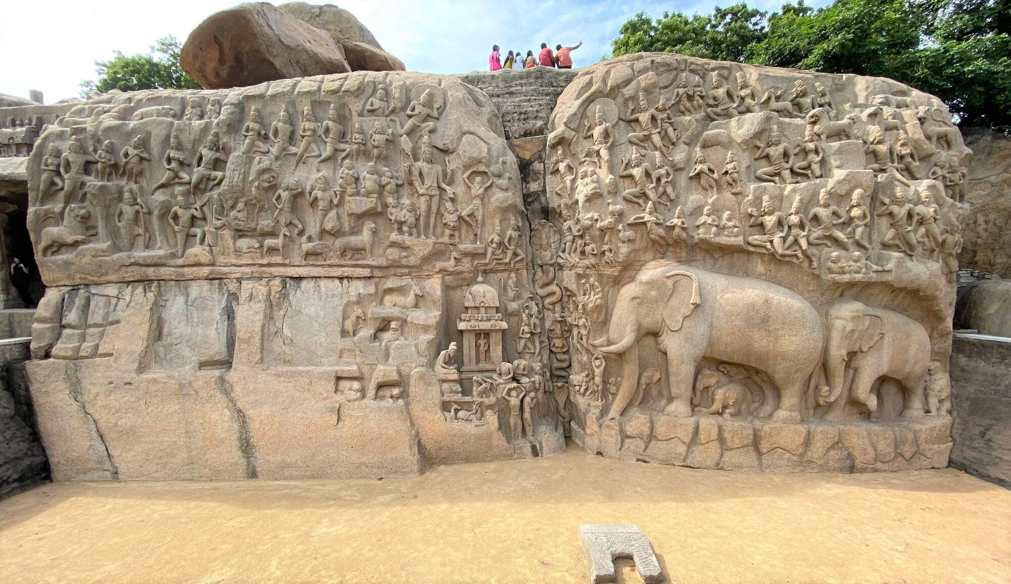 Breathing Life into Monolith Block at Mamallapuram, Tamil Nadu                                                                                                                                              (Photo Credit : VigneshG)