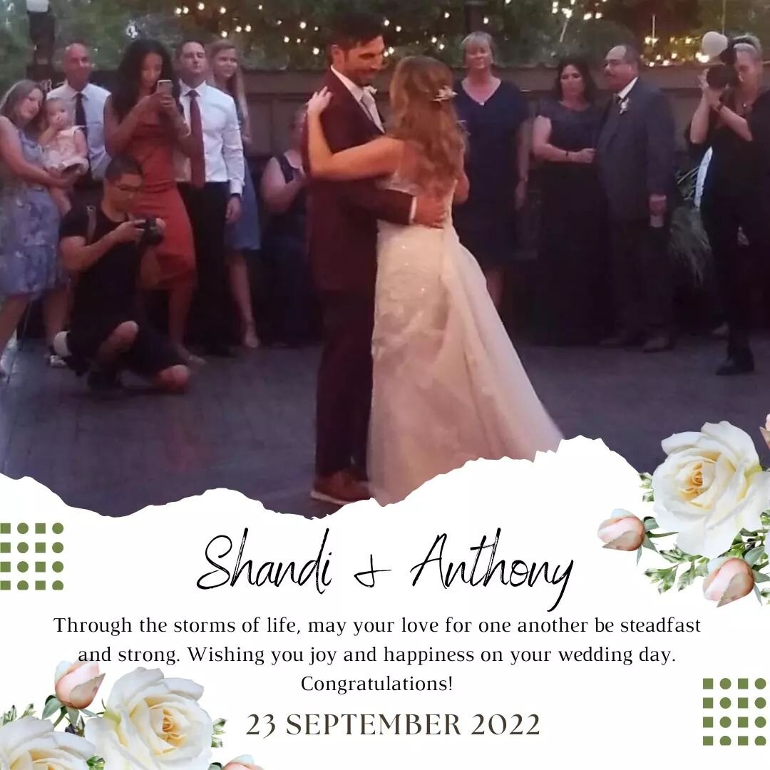 🚨 Newlywed Alert! 🚨

Today we're celebrating and congratulating Anthony &amp; Shandi Garza! This couple was so much fun and truly embodied our motto of &quot;Making Memories through Music&quot;. Their whole group if guests danced the night away and