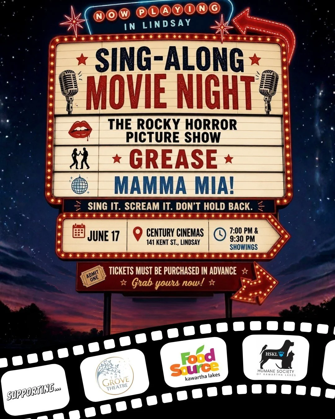 Sing-A-Long Screening at Century Cinemas!