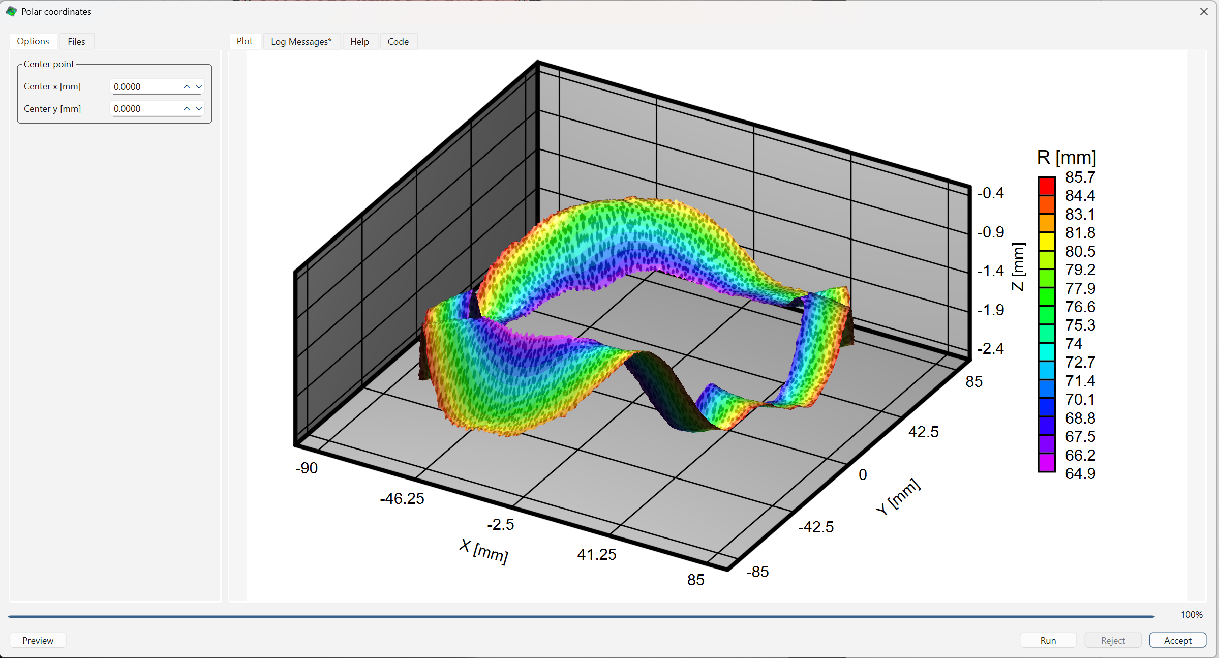 Running the Polar Coordinates Extension with vicpyx in VIC-3D 11