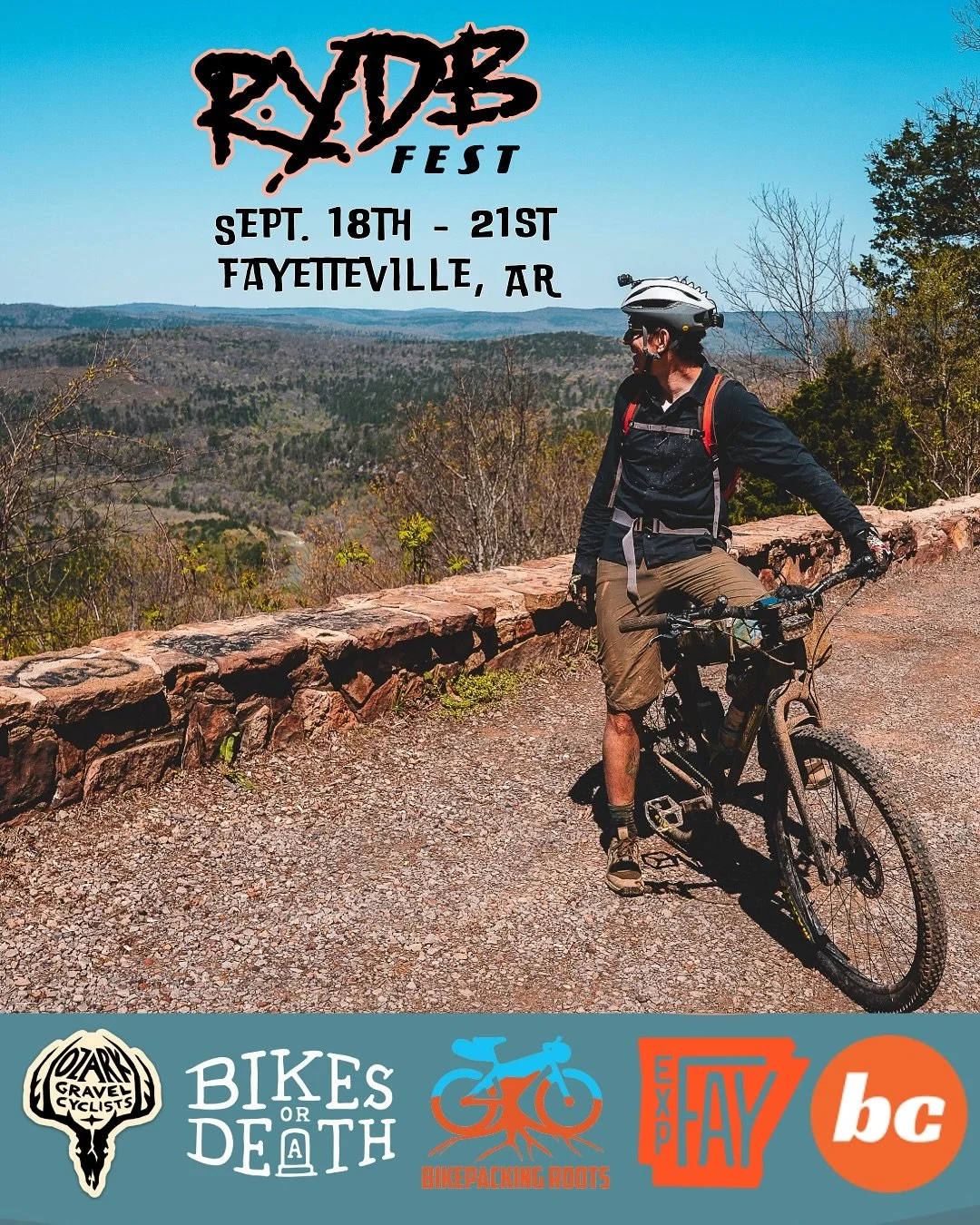 Ride Your Damn Bike Festival, a multi-day celebration of cycling, community, and craft based in downtown Fayetteville, Arkansas is launching this September! 

The festival includes: 

Maker&rsquo;s Market &amp; Expo - Featuring local frame-builders, 