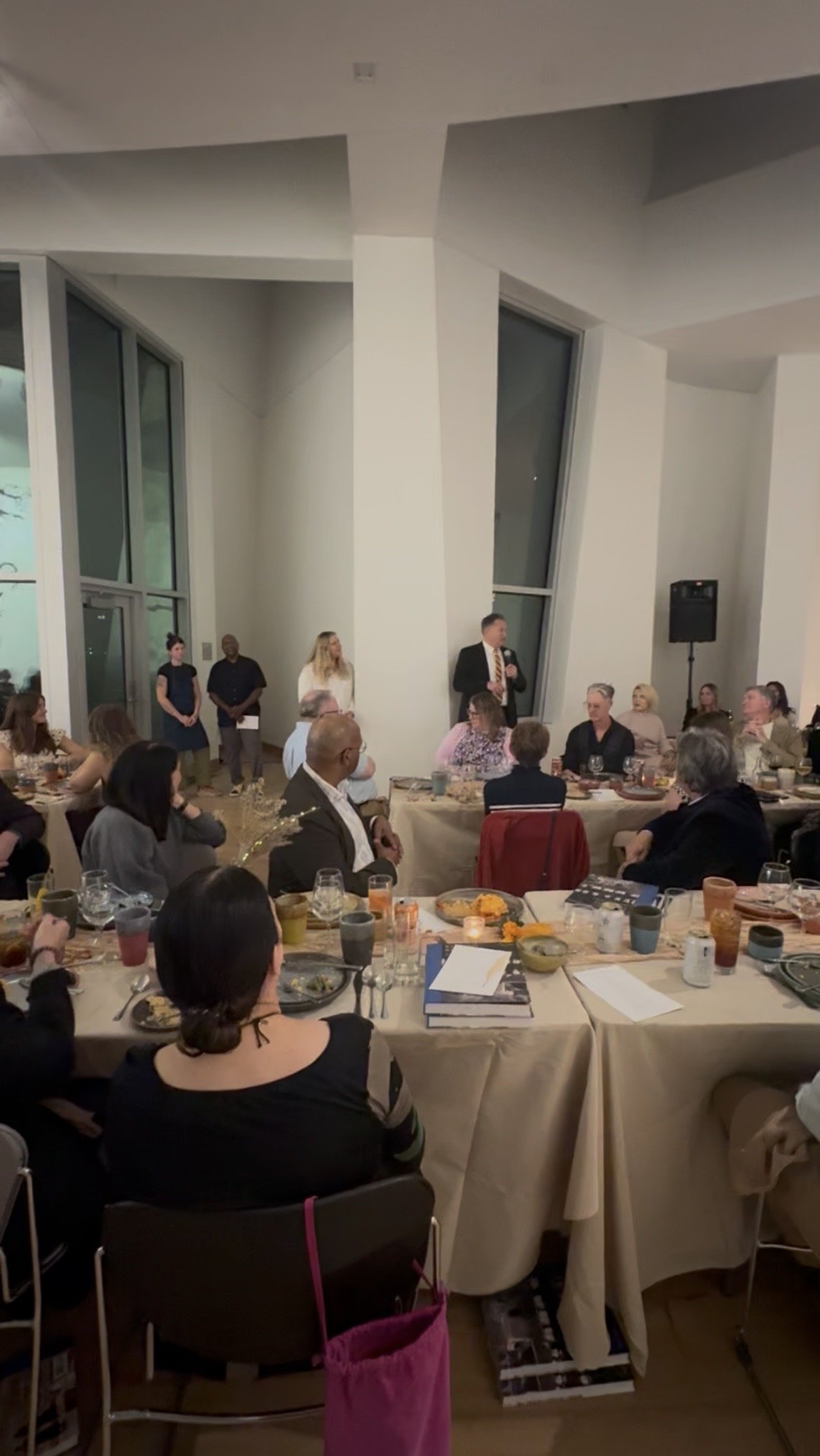 Jack Rice Serves as MC for an Extraordinary Harvest Dinner at the Weisman Art Museum