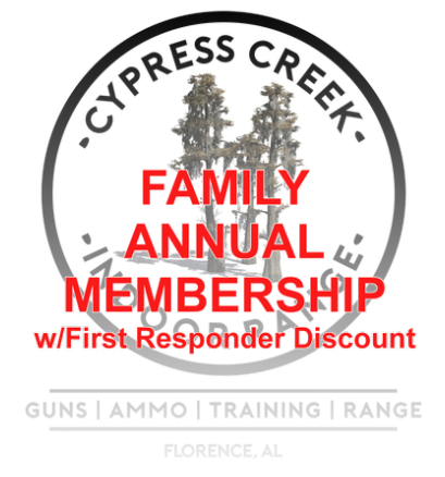Family Annual Membership w/First Responder Discount