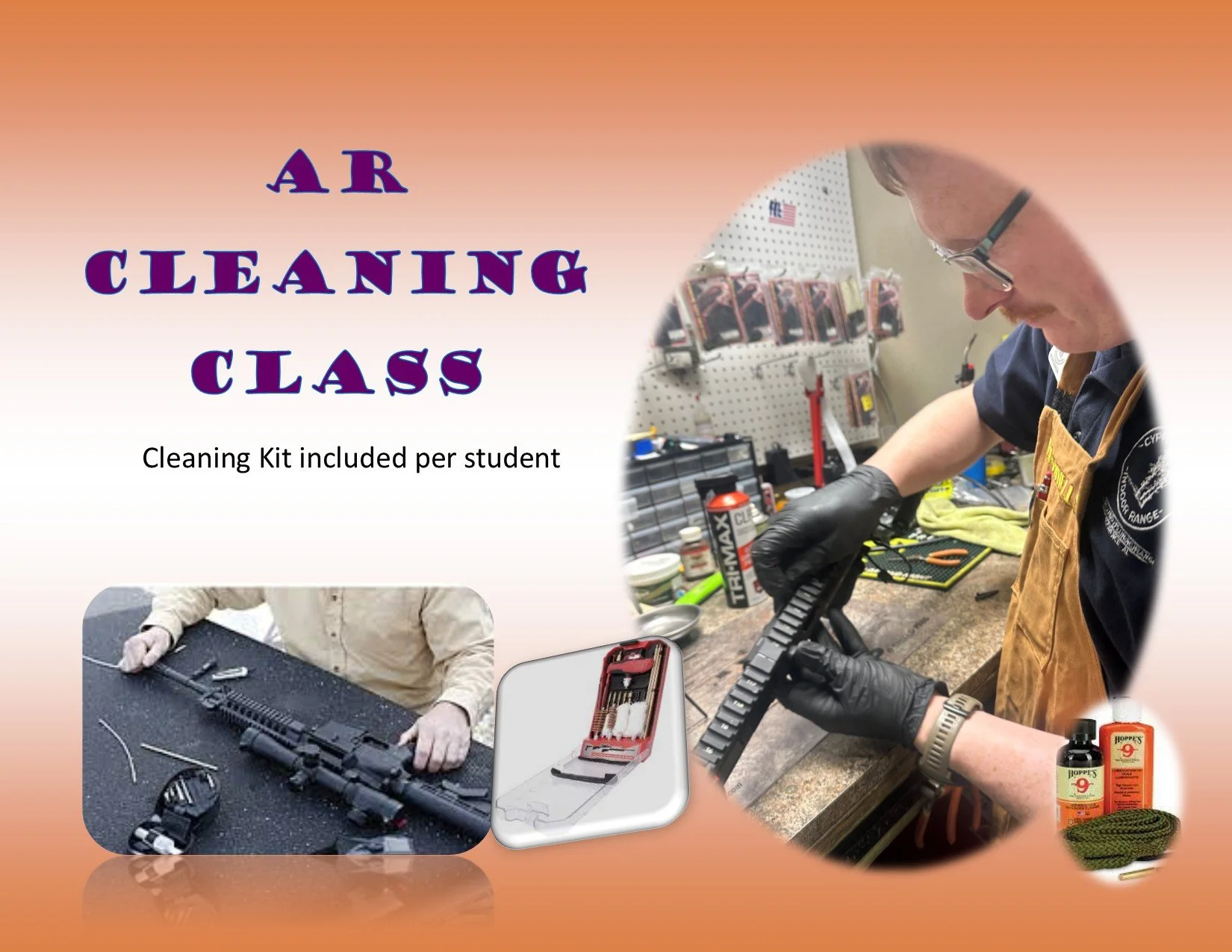 AR (ArmaLite Rifle) Cleaning Class