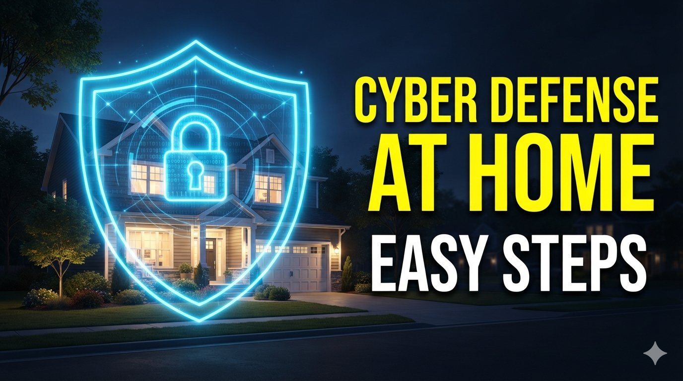 Cyber Defense At Home-Simple Habits To Lock Your Digital Doors