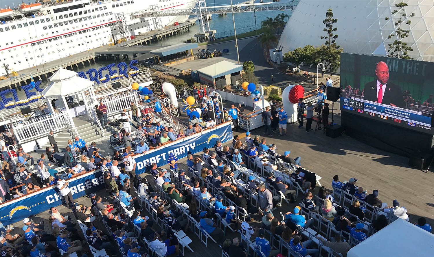 LA Chargers Draft Party — Code Four