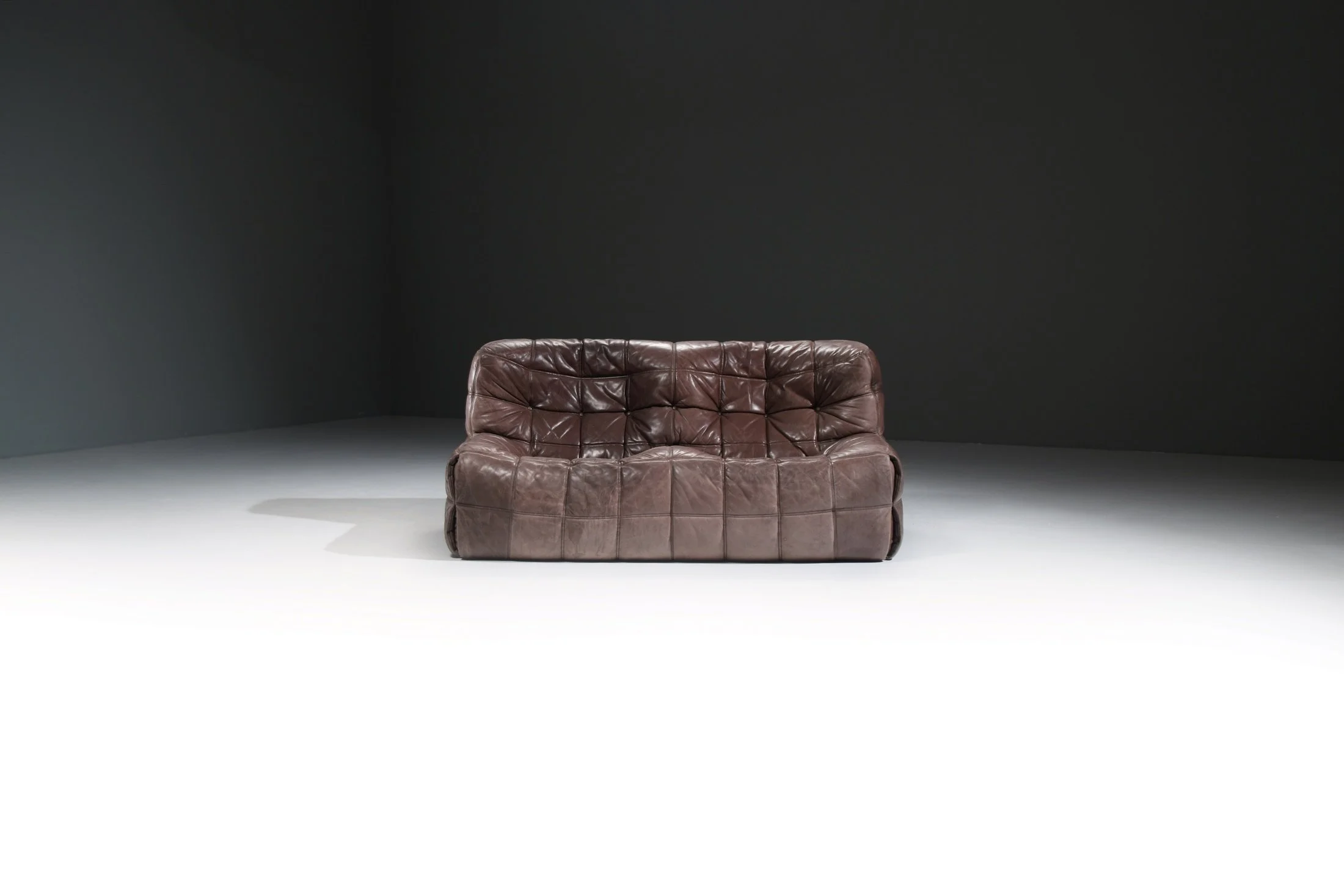 2 kashima 2 seater ligne roset michel ducaroy lounge chair natural leather patina togo yoko aralia vintage design furniture aera lab aeralab albrecht 1stdibs.jpg