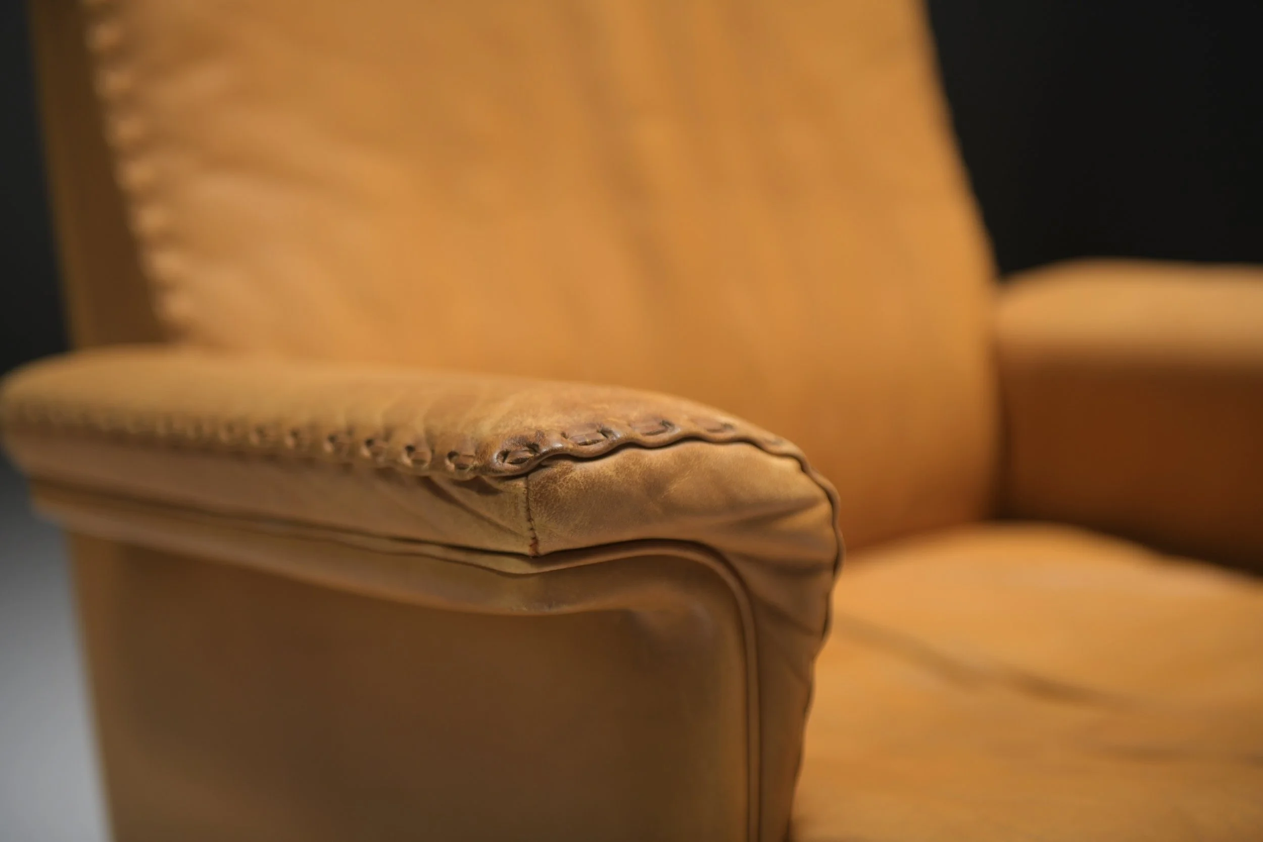 8 De Sede DS 35 DS35 swivel executive office lounge armchairs team cognac leather De Sede swiss Switzerland vintage original leather aera lab aeralab 1stdibs design furniture albrecht.jpg