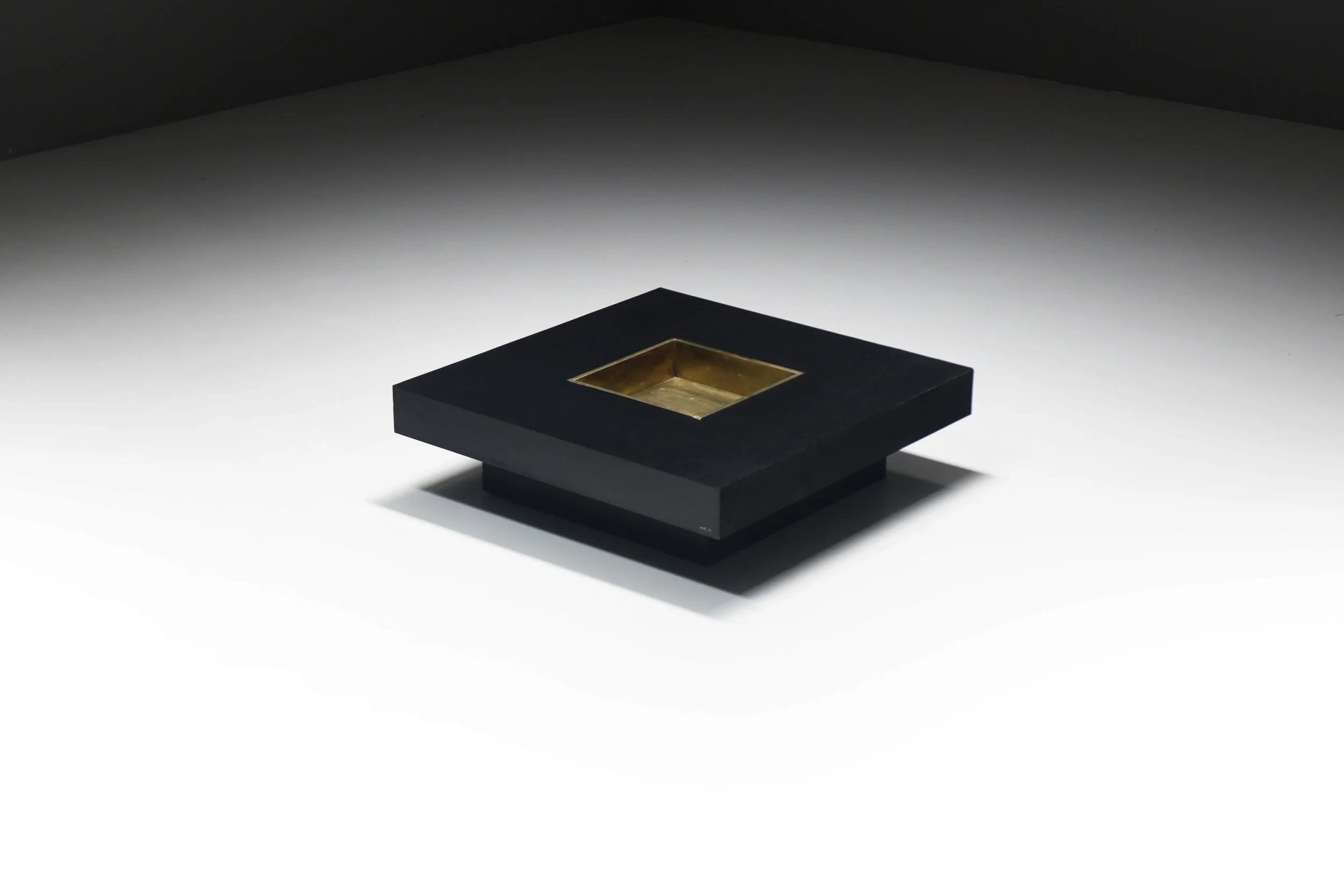 1 WillyRizzo black brass square Signed Italian Design Collectible Sculptural Furniture Architectural Hollywood Regency Studio Luxury Interiors aera lab aeralab 1stdibs bart albrecht.jpg