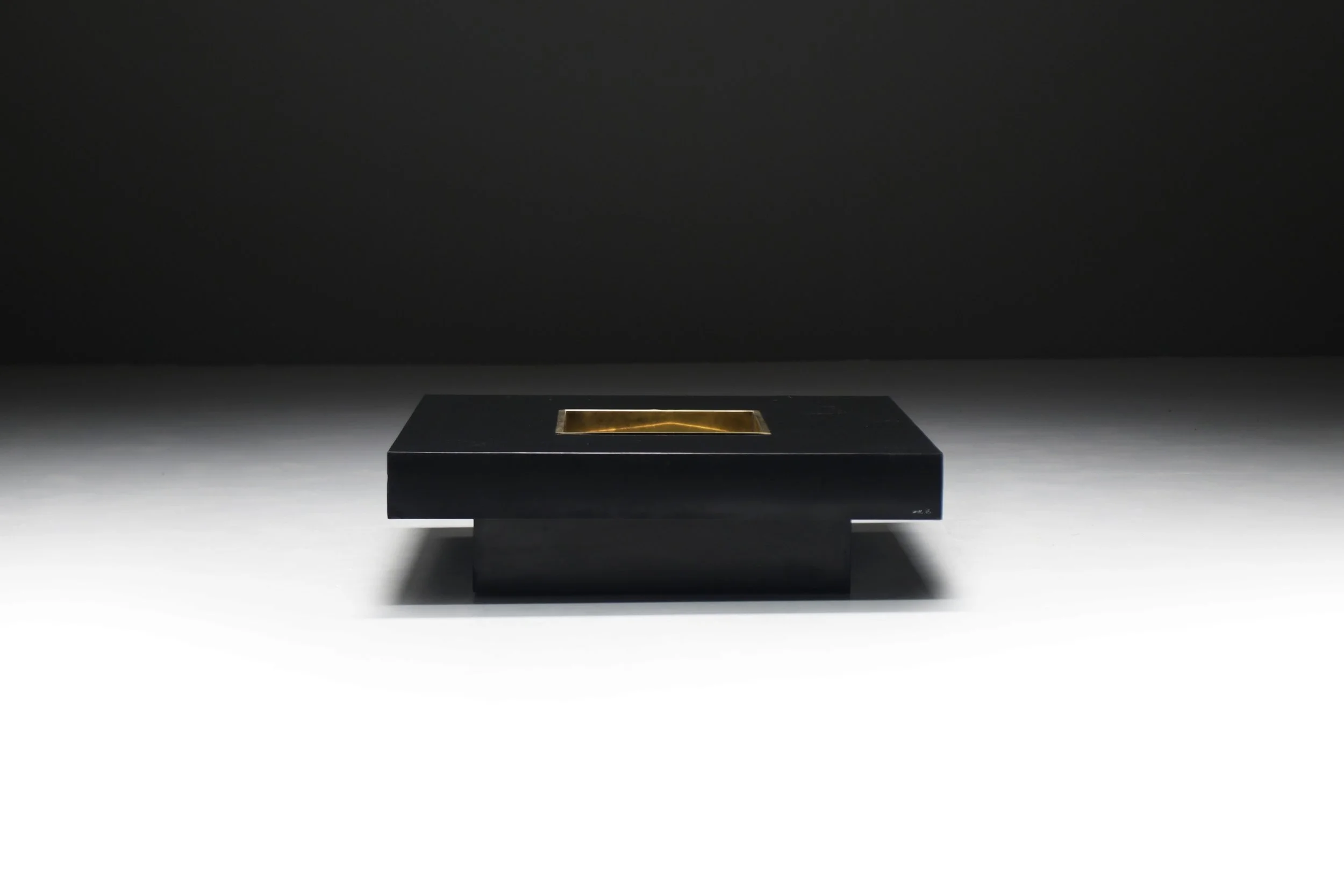 2 WillyRizzo black brass square Signed Italian Design Collectible Sculptural Furniture Architectural Hollywood Regency Studio Luxury Interiors aera lab aeralab 1stdibs bart albrecht.jpg
