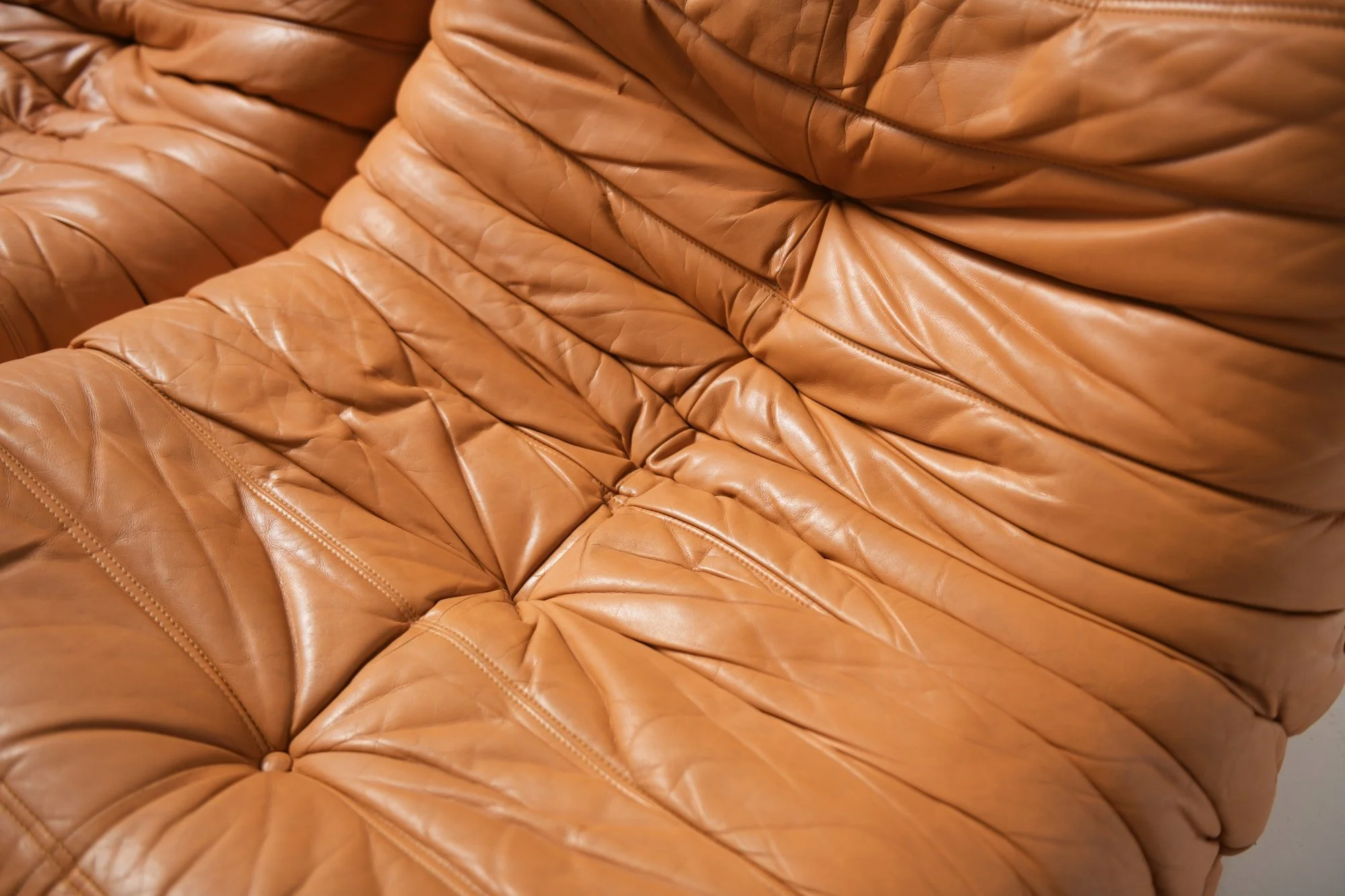 6 Togo lounge orange vintage leather michel ducaroy ligne roset france aeralab aera lab albrecht design furniture.jpg