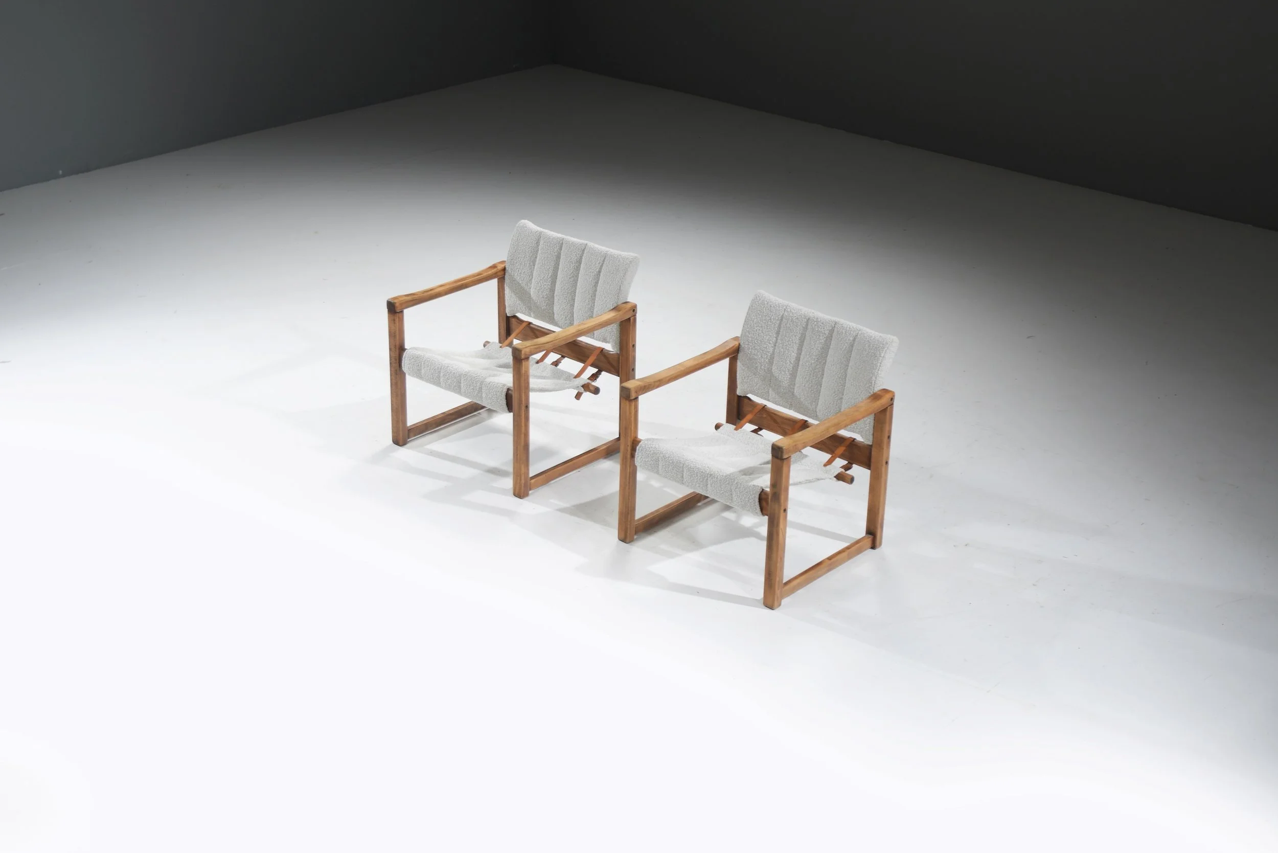 2 Fauteuil lounge chair armchair safari Diana natura boucle Karin Mobring Ikea vintage design furniture aera lab aeralab albrecht 1stdibs.jpg