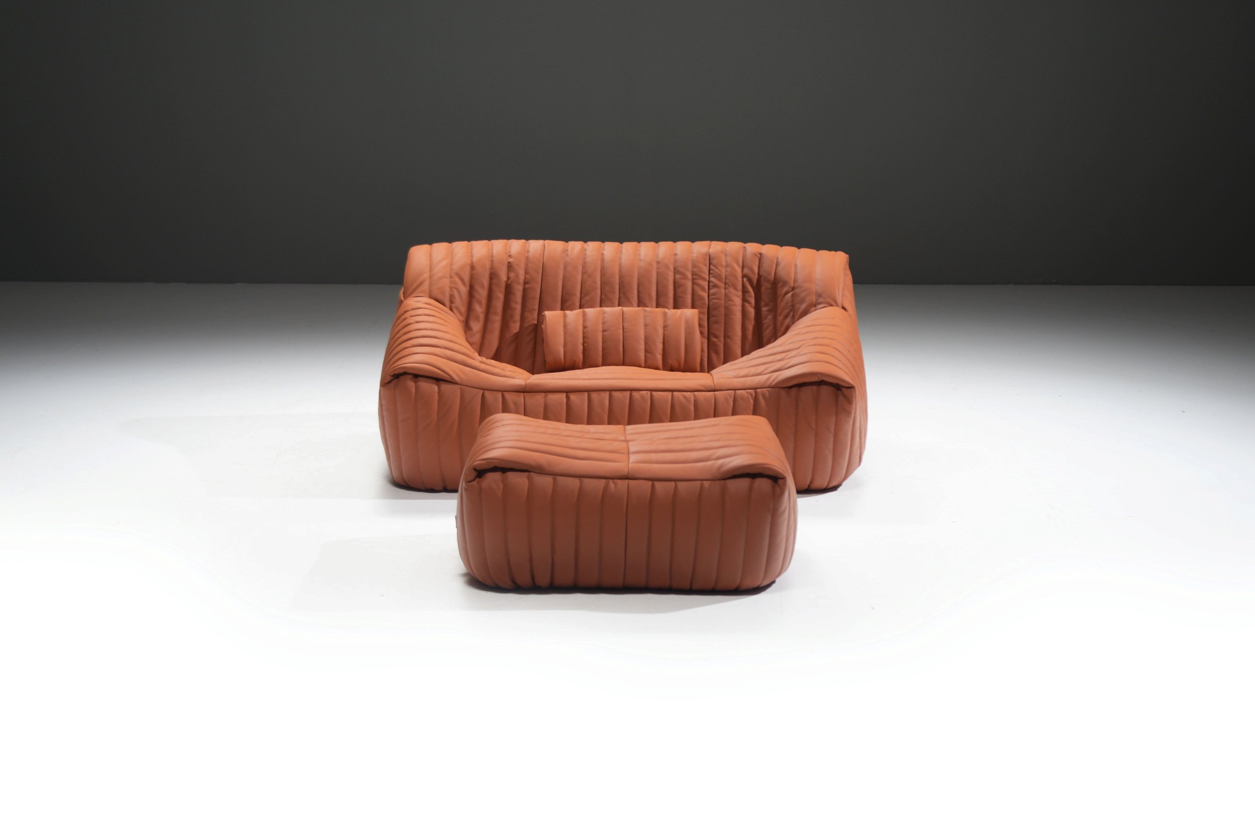 4 cinna sandra togo sofa 2 seater paprika orange cognac vintage leather lounge annie hieronimus foam france togo ligne roset ducaroy aera lab aeralab albrecht design furniture 1stdibs.jpg
