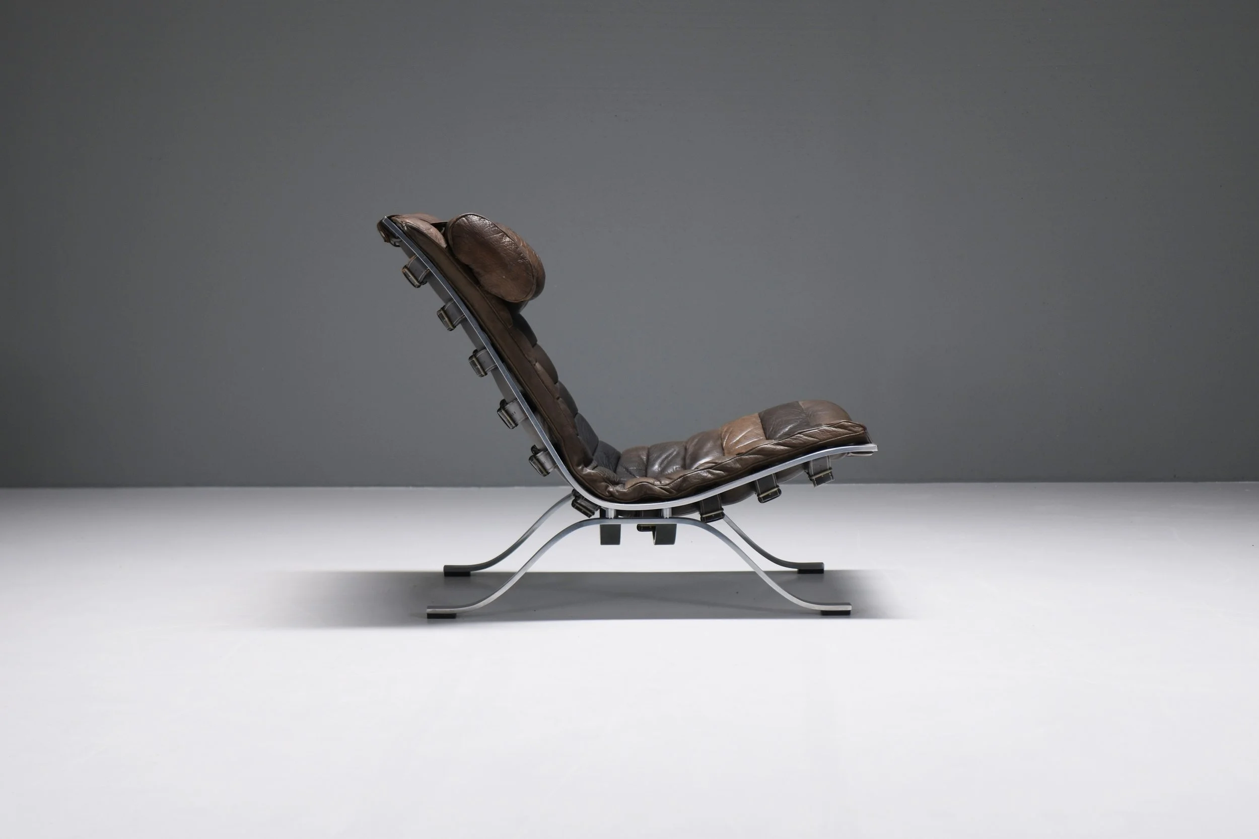 2 Arne Norell Ari easy brown vintage leather vintage lounge chair SwedenMobler AB Sweden aera lab aeralab albrecht design furniture.jpg