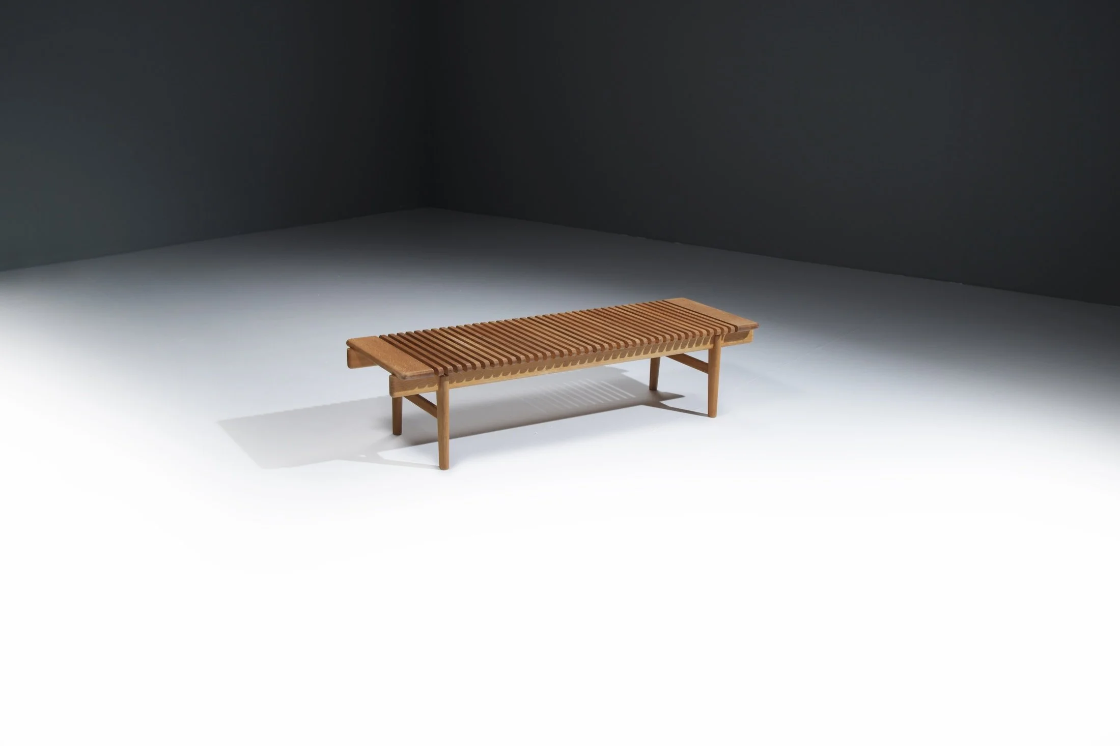 2 JH589 Bar Bench Coffee Table Hans J Wegner, PP Møbler Johannes Hansen aera lab aeralab vintage design furniture belgium 1stdibs.jpg