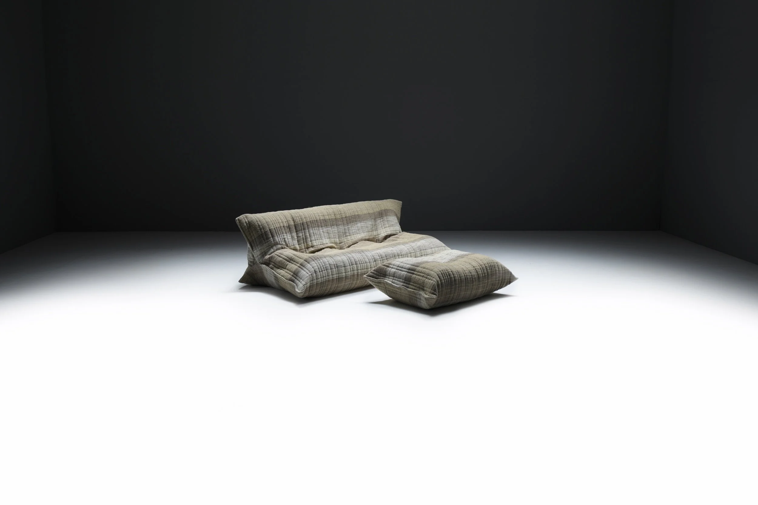 0 yoko lounge lazy sofa 3 seater ligne roset cinna aralia kashima michel ducaroy design furniture vintage fabric wool boho bohemian ibiza wabi sabi japandi aera lab aeralab togo bart albrecht dendermonde 1stdibs.jpg