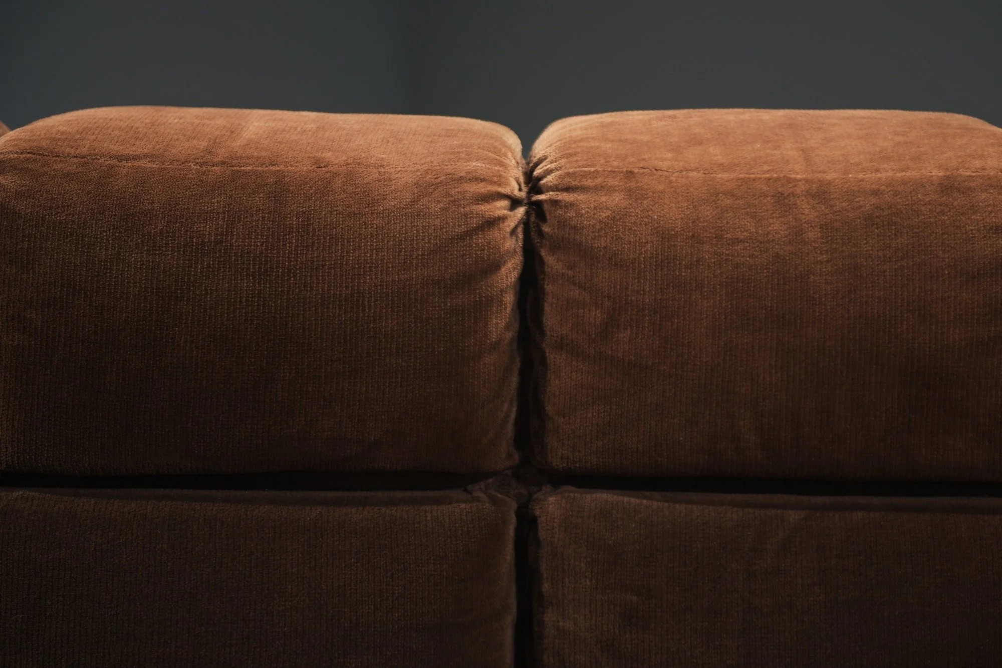 11 Hans Hopfer Wiener Werkstätte Castell vintage fabric fluffy velvet modular sofa Austria 1970 aera lab aeralab bart albrecht design furnuture 1stdibs belgium.jpg