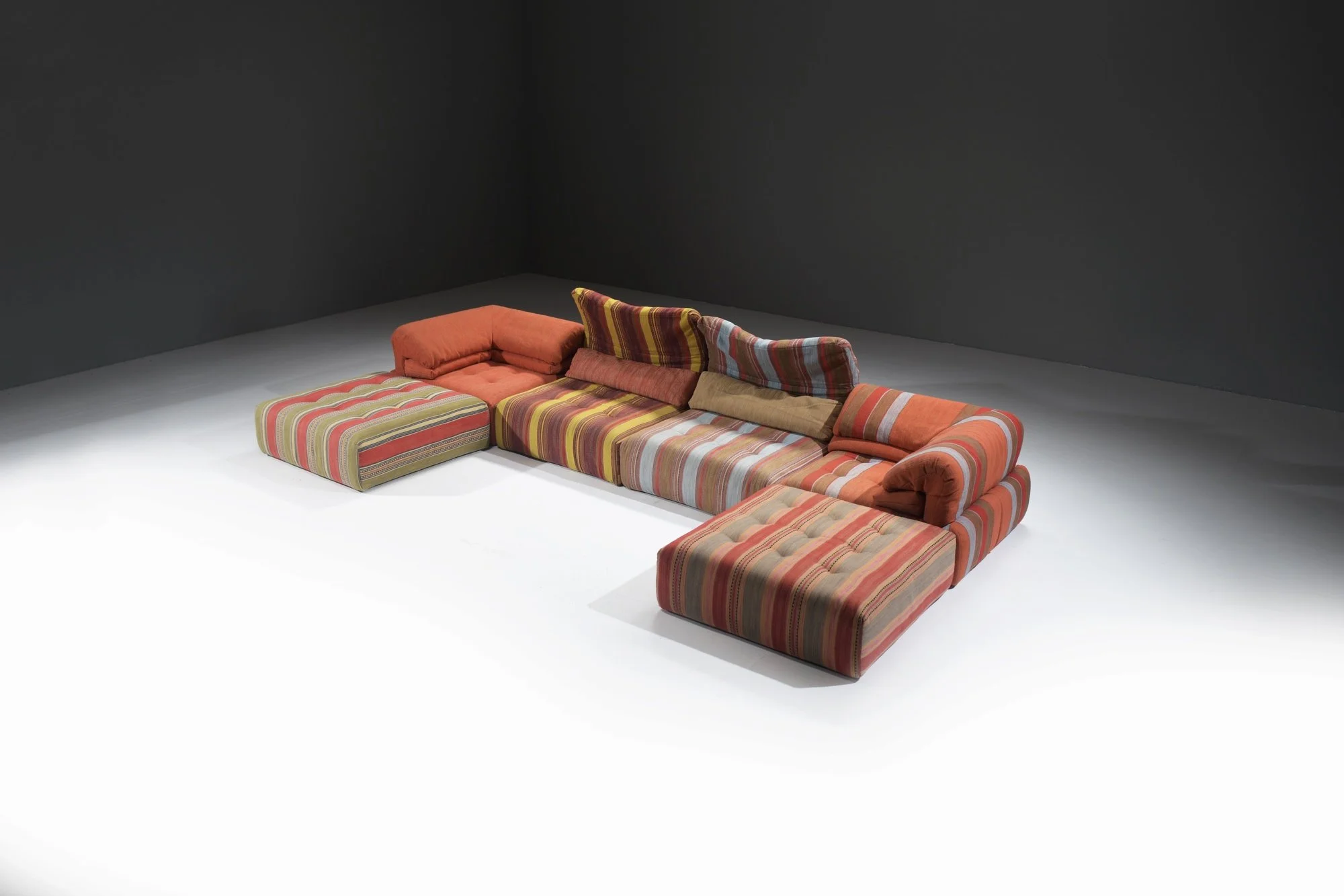 1 Roche Bobois voyage xl immobile Carpe Diem fabrics Ibiza wabi sabi brutalist japandi sectional mah jong hans hopfer studio vintage design furniture aera lab aeralab albrecht 1stdibs.jpg