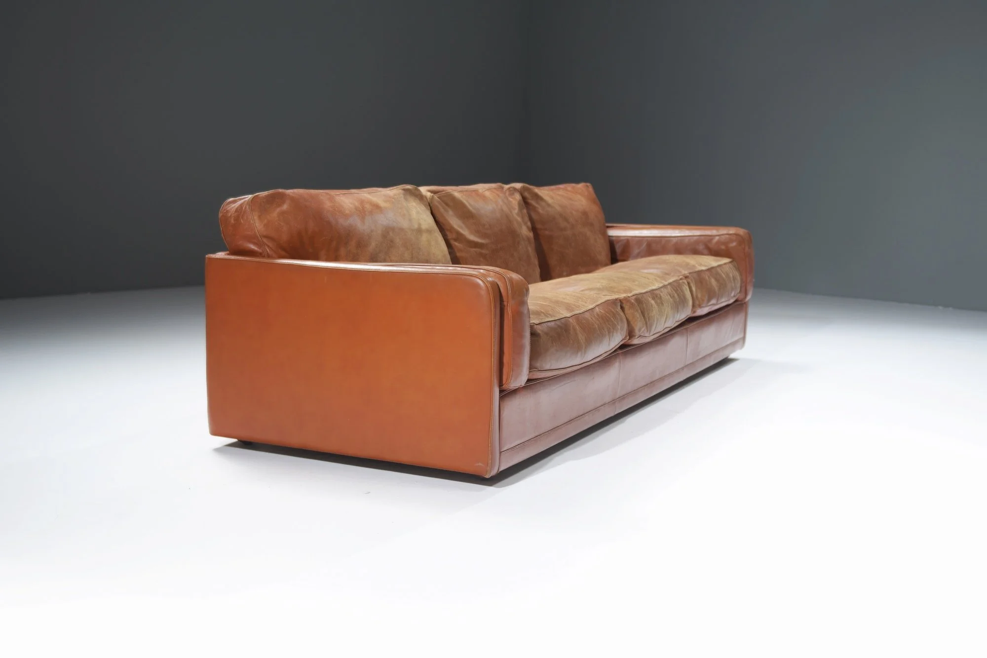 11 Poltrona frau 1980 Vintage Italian Socrates cognac patinated leather sofa design furniture aera lab aeralab 1stdibs bart albrecht dendermonde belgium .jpg