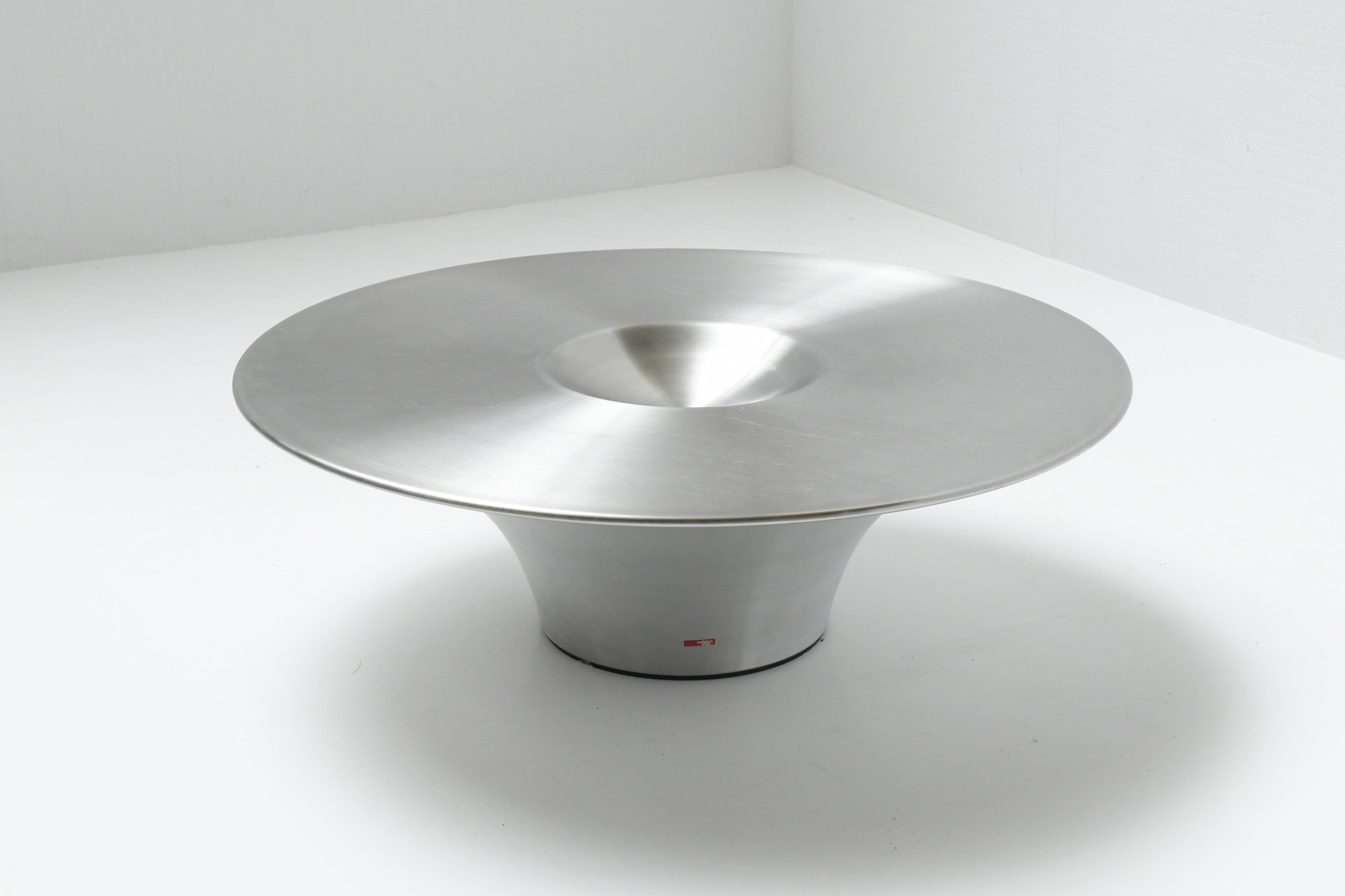 2 Modern Aluminum Stainless Steel Coffee Table RVS bar hidden Yasuhiro Shito Cattelan 2000s.jpg
