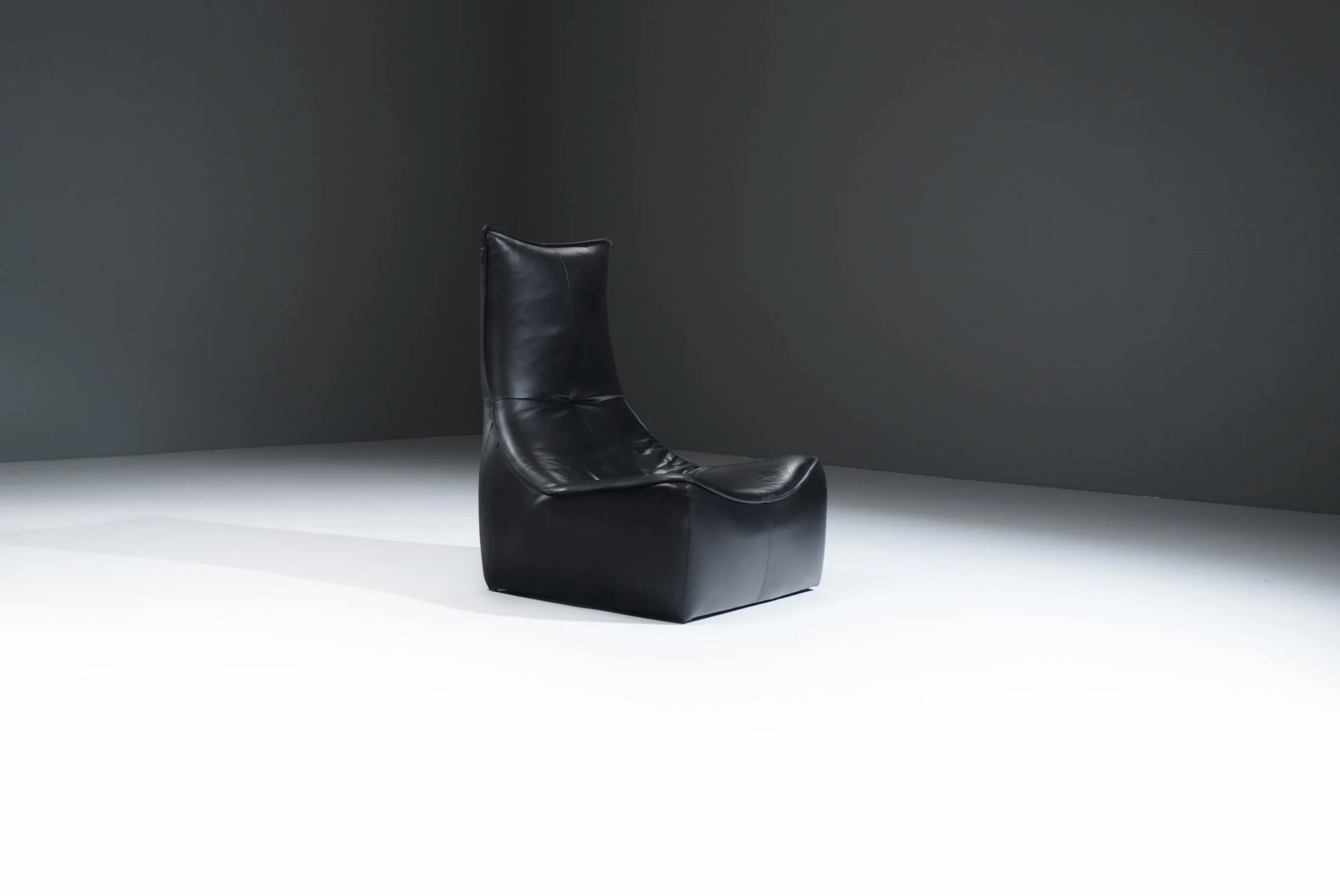 1 gerard van den berg the rock lounge chair fireside sofa chair new black vintage quality leather aera lab aeralab bart albrecht vintage design furniture belgium dendermonde 1stdibs .jpg