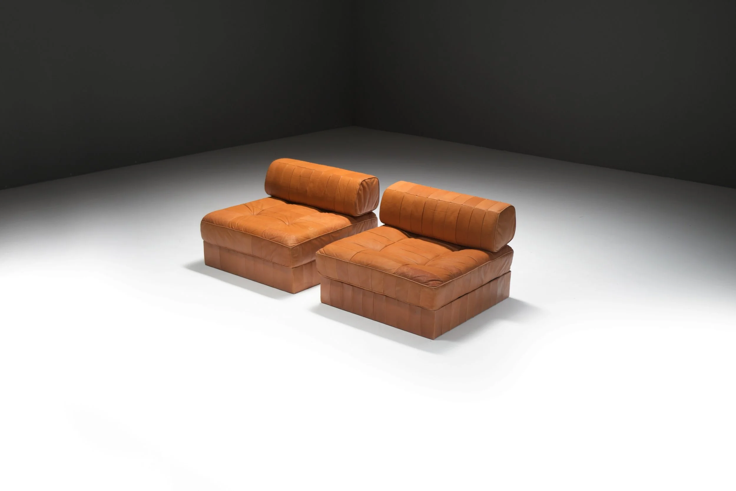 DS-88 patchwork Lounge Chairs - Team De Sede - De Sede