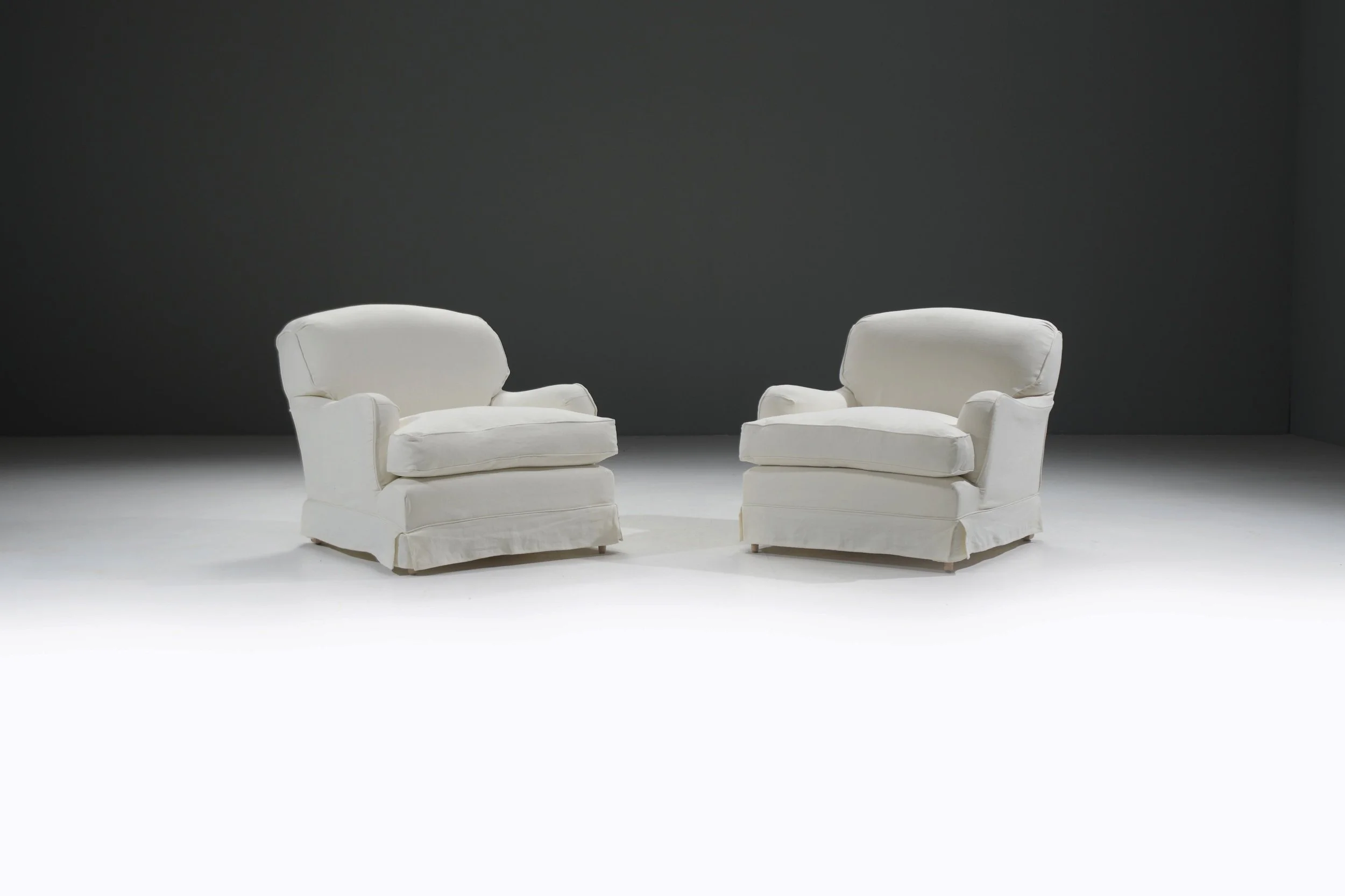 4 Howard george club lounge chair off white linen axel vervoordt belgium japandi wabi sabi ibiza bohemiam vintage design furniture bart albrecht aera lab aeralab 1stdibs.jpg