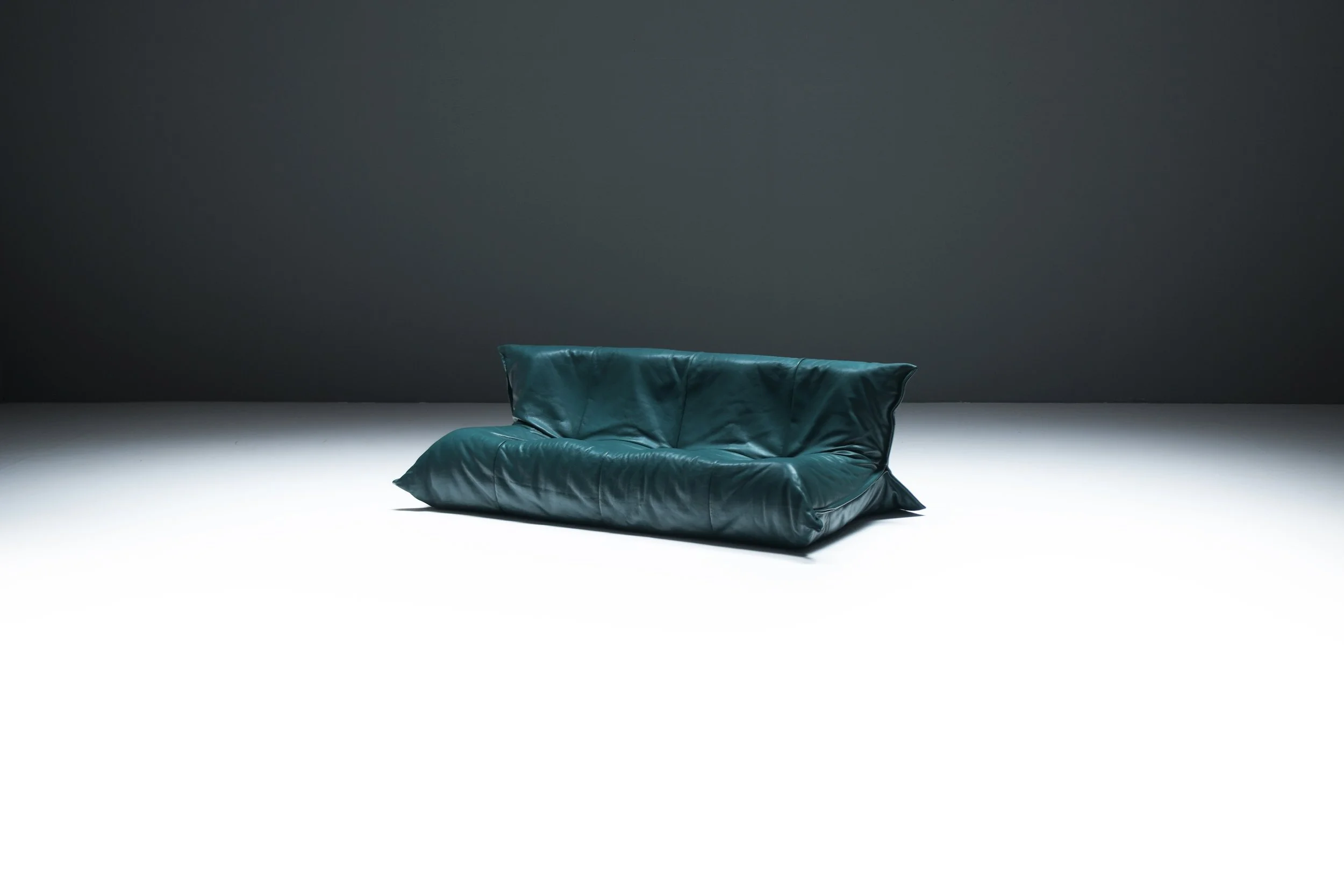 0 yoko lounge lazy sofa 3 seater ligne roset cinna aralia kashima michel ducaroy design furniture vintage green petroleum leather aera lab aeralab togo bart albrecht dendermonde 1stdibs.jpg