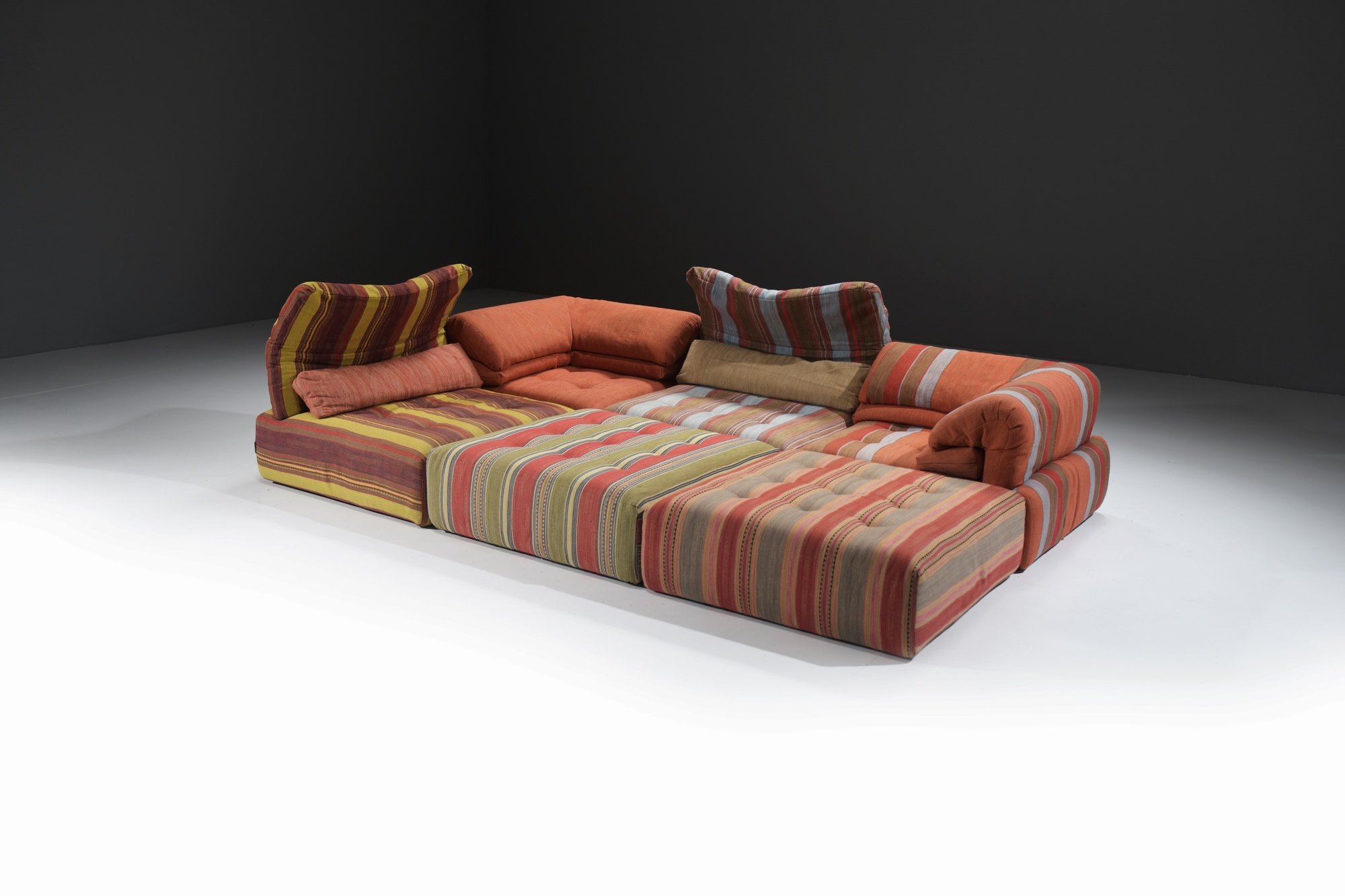 5 Roche Bobois voyage xl immobile Carpe Diem fabrics Ibiza wabi sabi brutalist japandi sectional mah jong hans hopfer studio vintage design furniture aera lab aeralab albrecht 1stdibs.jpg